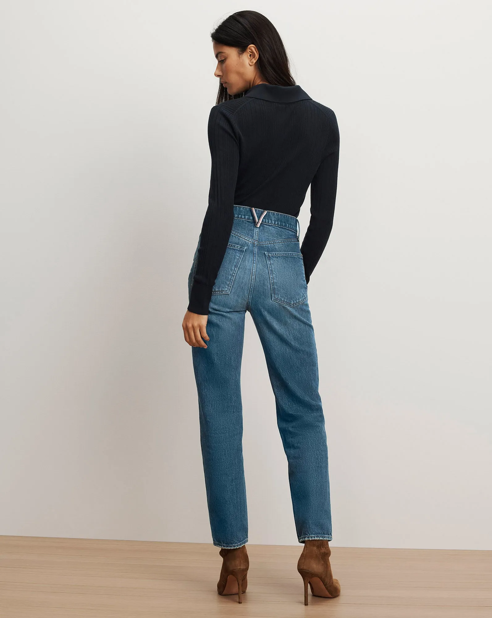 Daniela Straight-Leg Jean sold by Veronica Beard product image thumbnail 5