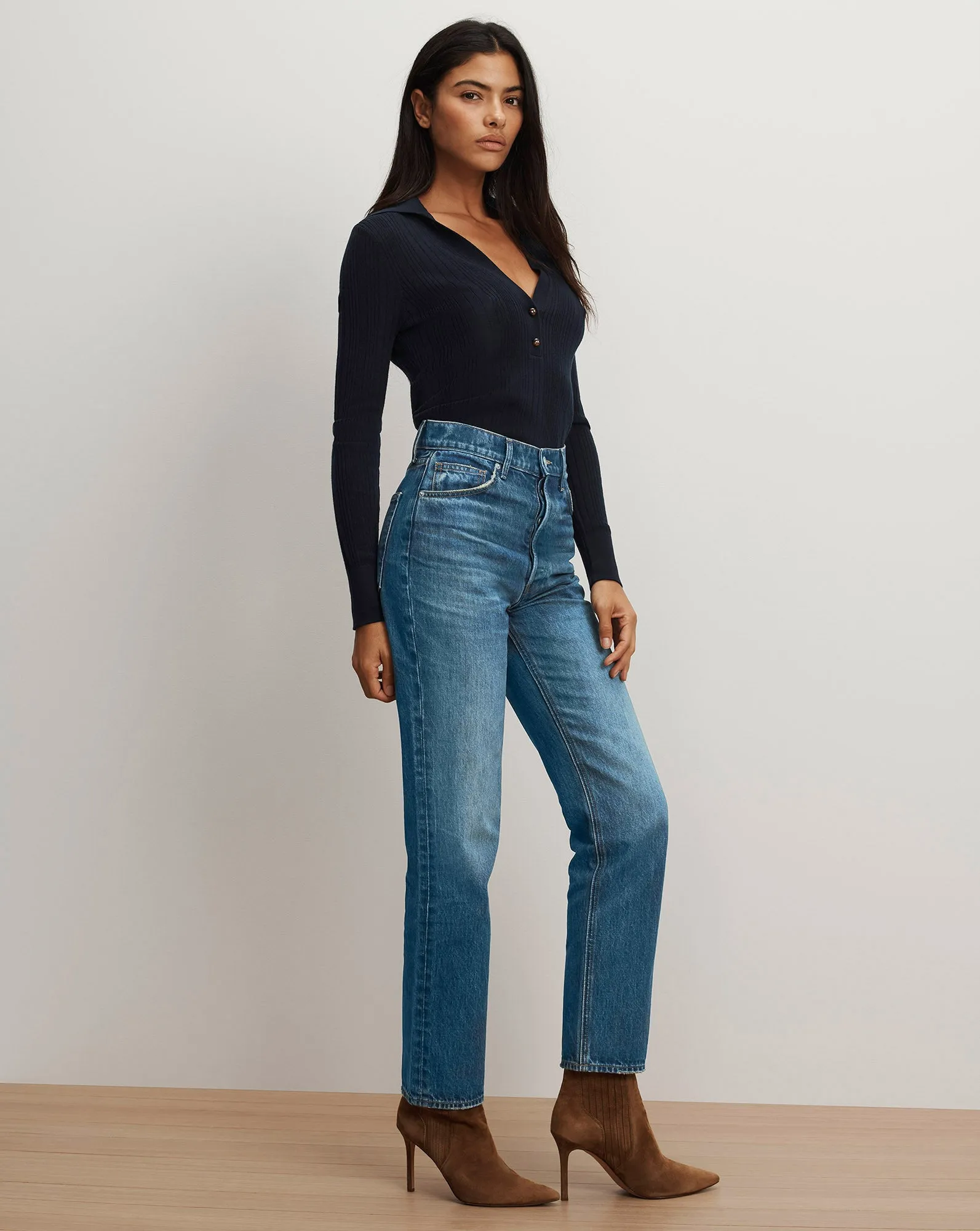 Daniela Straight-Leg Jean sold by Veronica Beard product image thumbnail 3