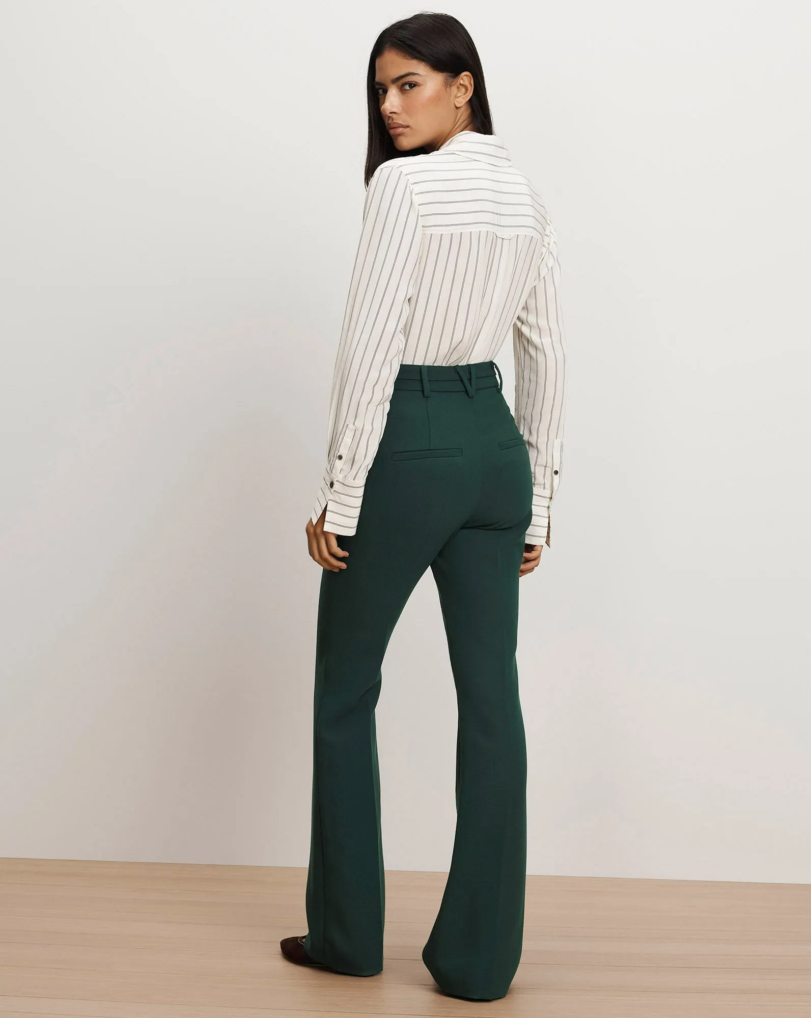 Melvin Flared Pant sold by Veronica Beard product image thumbnail 4