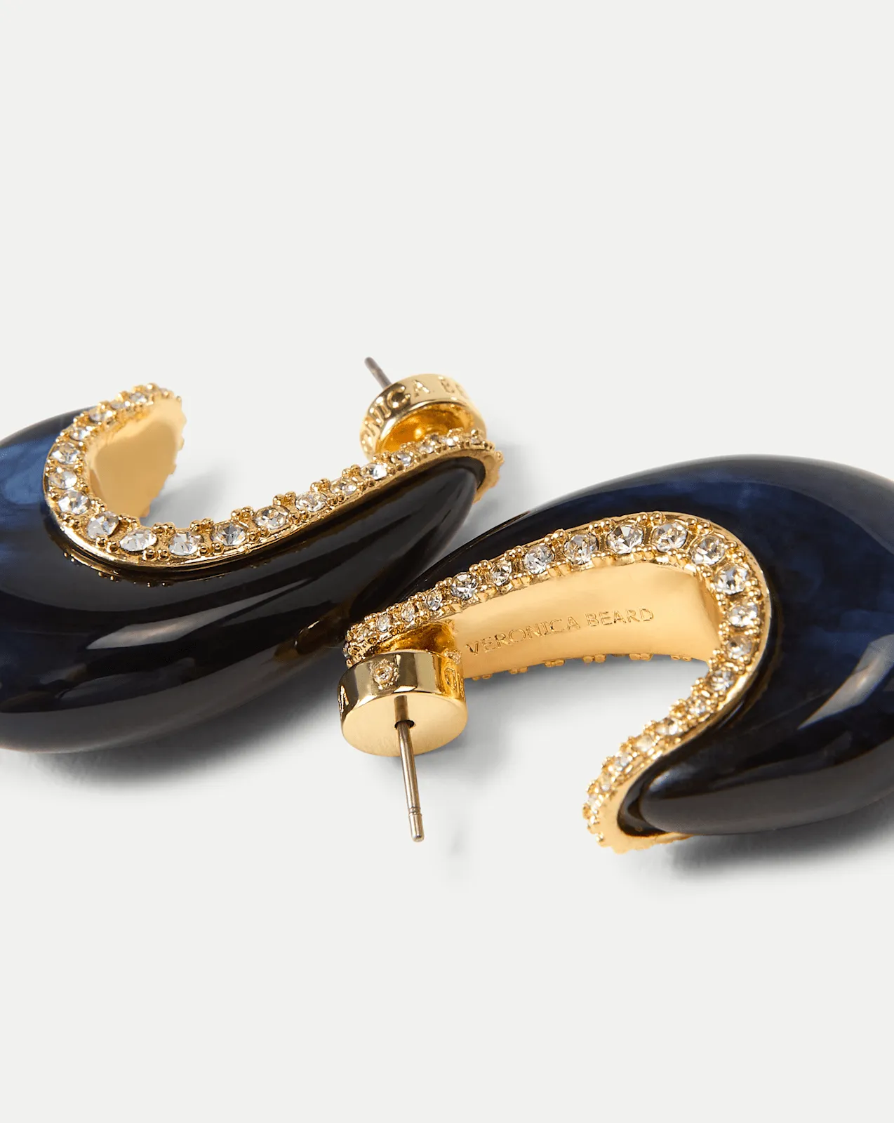 Resin J-Hoop Earring sold by Veronica Beard product image thumbnail 4