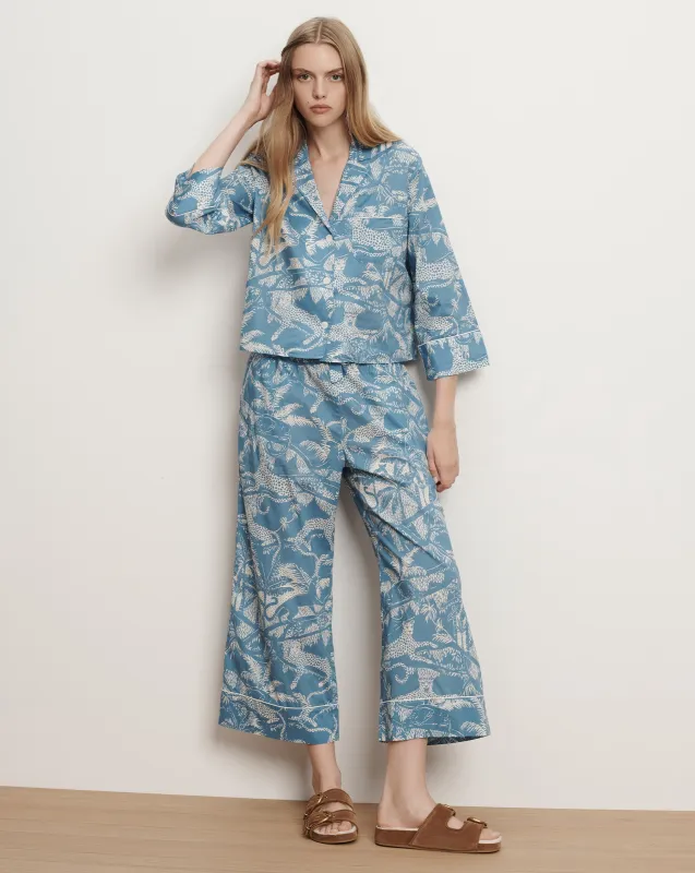 Long-Sleeve Cotton Pajama Set sold by Veronica Beard