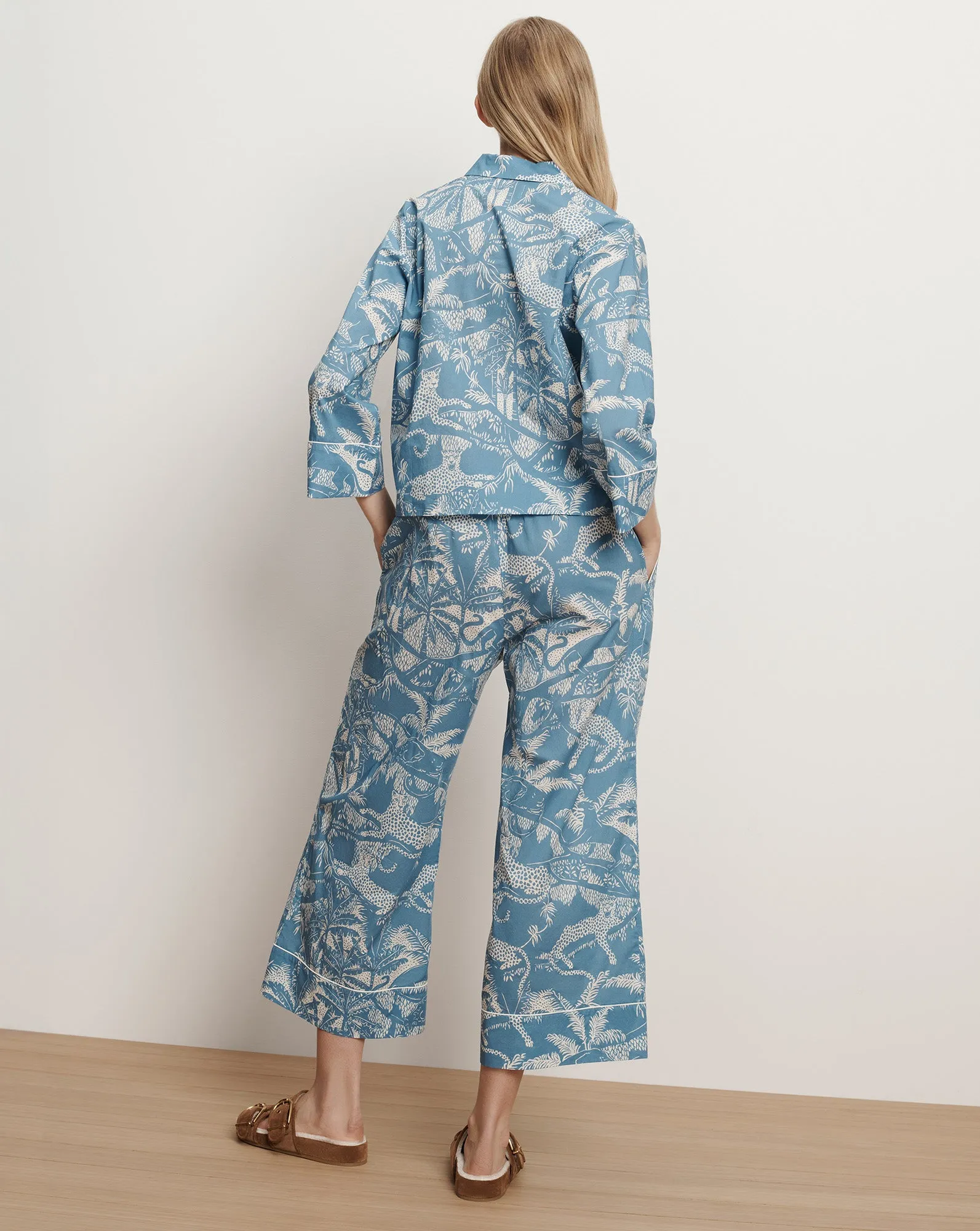 Long-Sleeve Cotton Pajama Set sold by Veronica Beard product image thumbnail 3