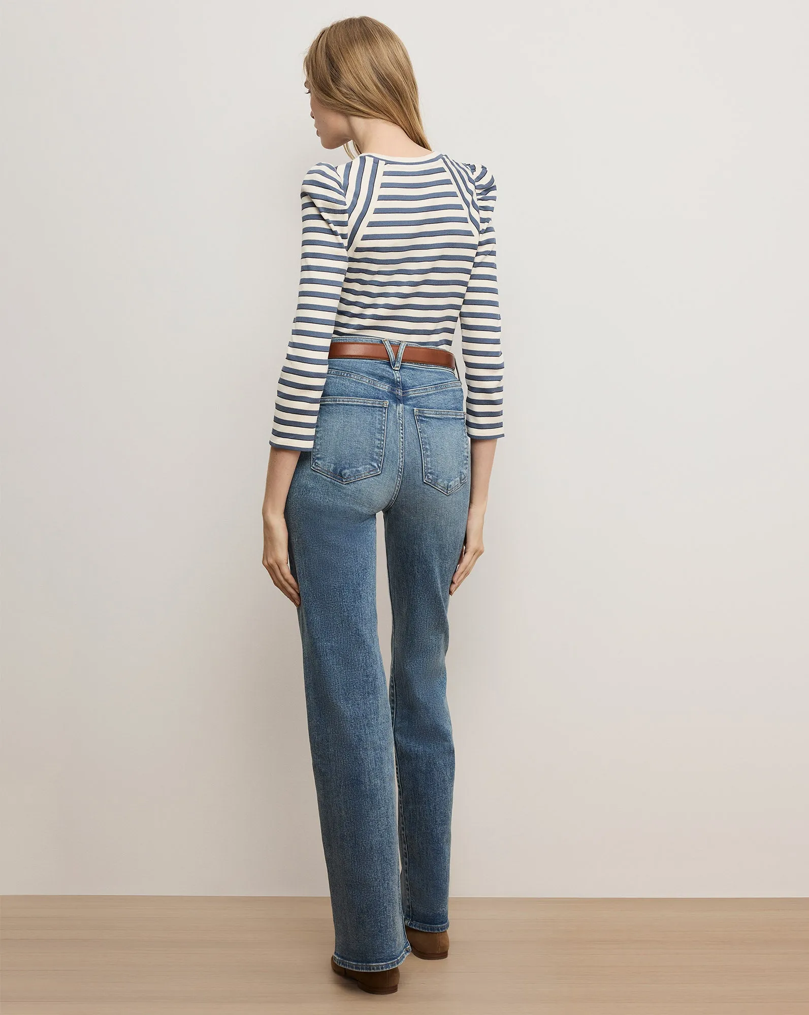 Delano Puff-Sleeve T-Shirt sold by Veronica Beard product image thumbnail 3