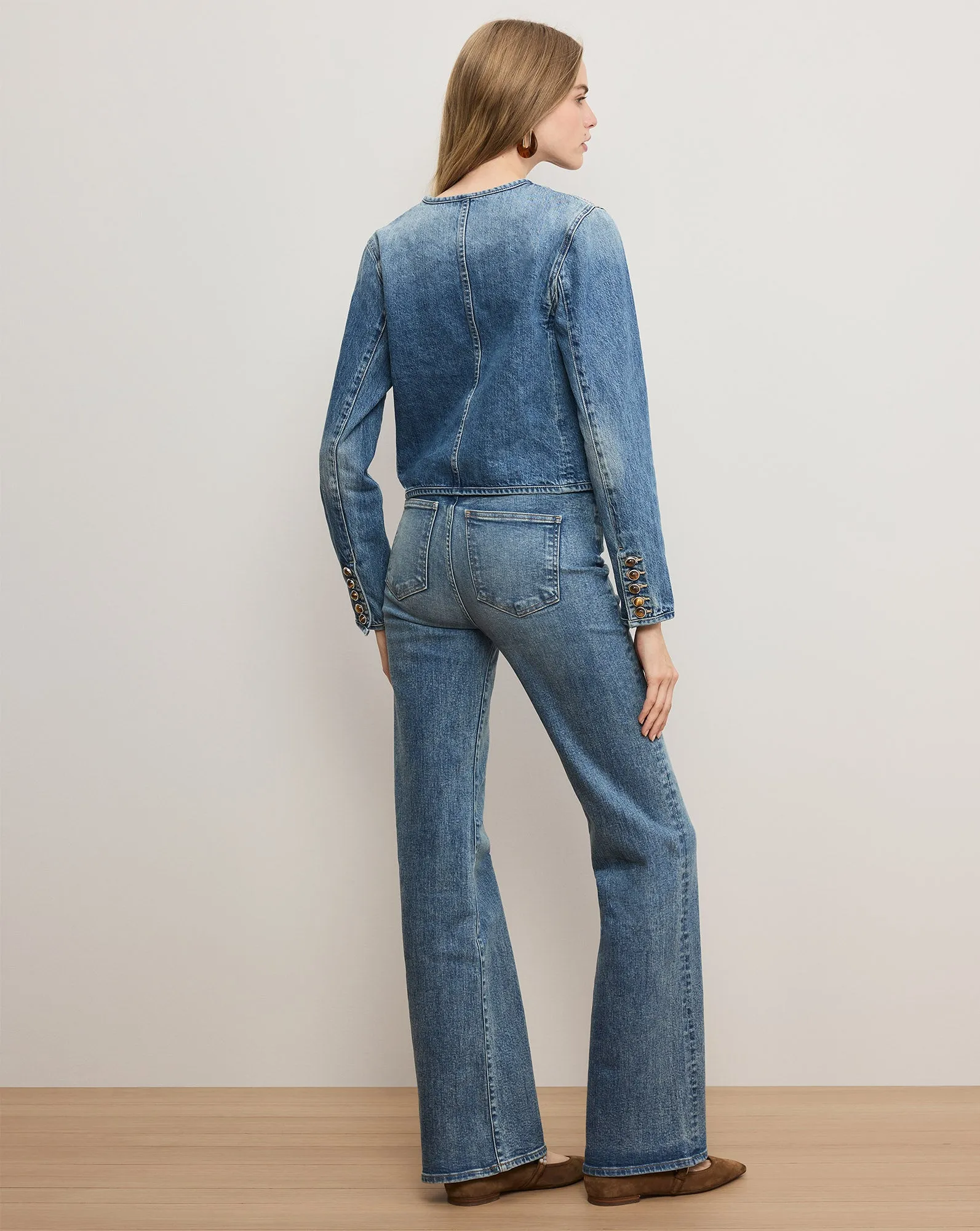 Andrea Denim Jacket sold by Veronica Beard product image thumbnail 3