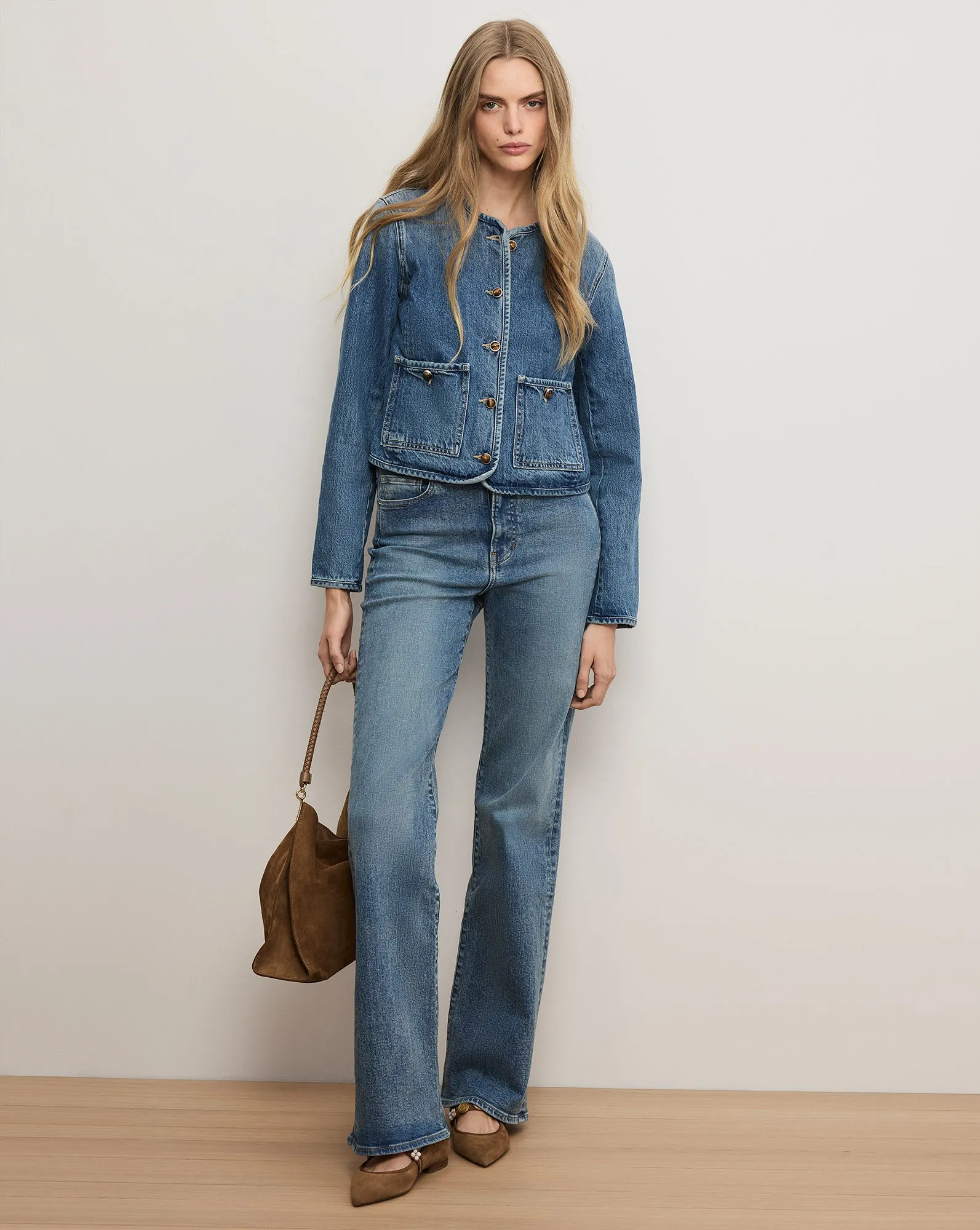 Andrea Denim Jacket sold by Veronica Beard product image thumbnail 2