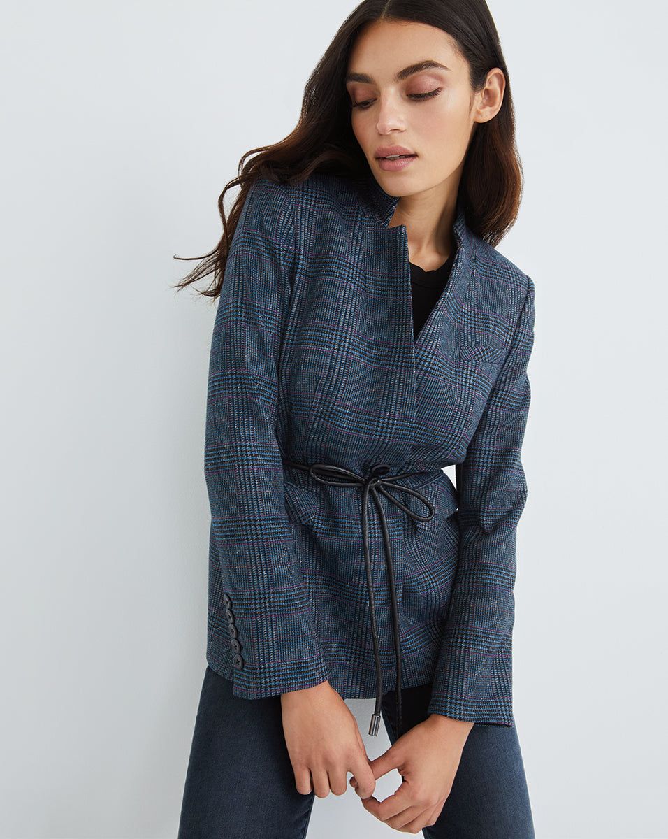 Wilshire Houndstooth Dickey Jacket sold by Veronica Beard