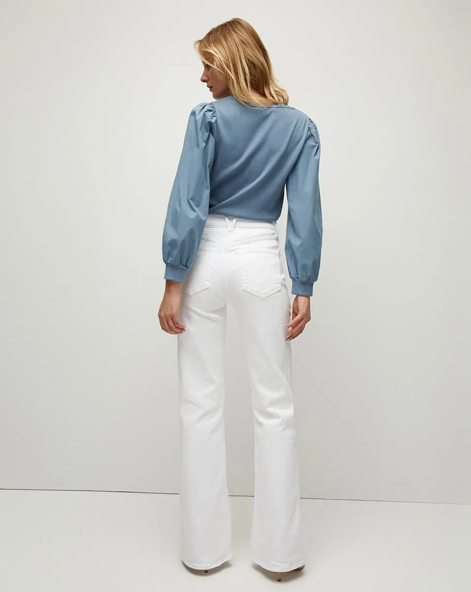 Anabel Puff-Sleeve Top sold by Veronica Beard product image thumbnail 5