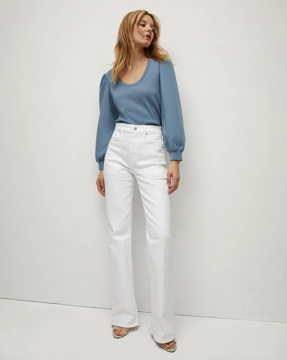 Anabel Puff-Sleeve Top sold by Veronica Beard product image thumbnail 3