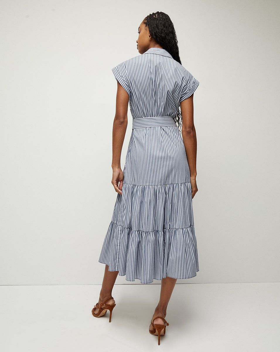 Vanessa Striped Dress sold by Veronica Beard product image thumbnail 5