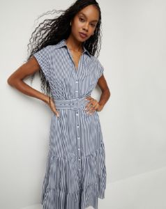 Vanessa Striped Dress sold by Veronica Beard