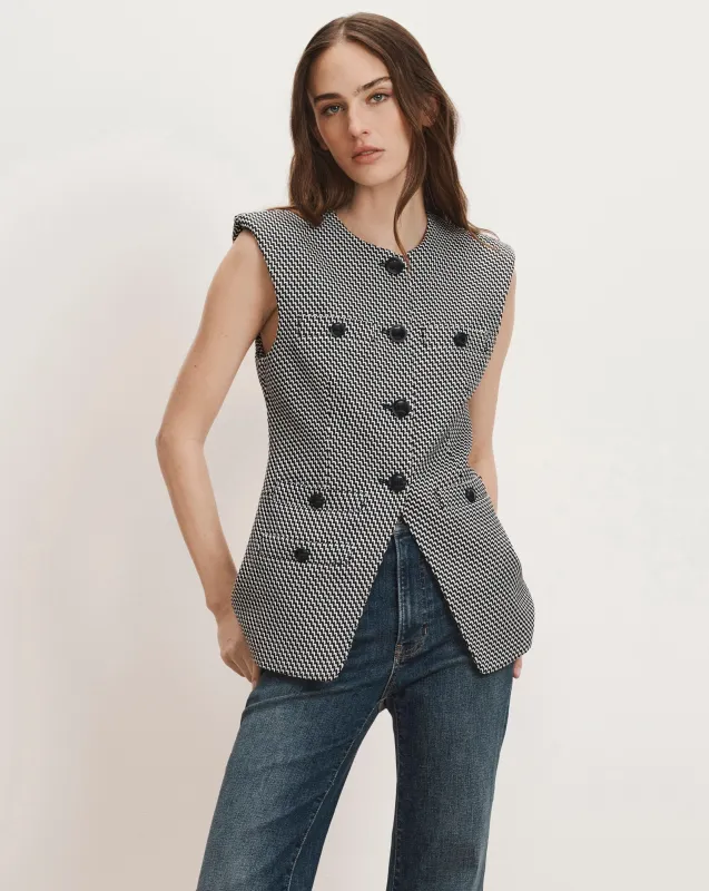 Tamara Tweed Vest sold by Veronica Beard
