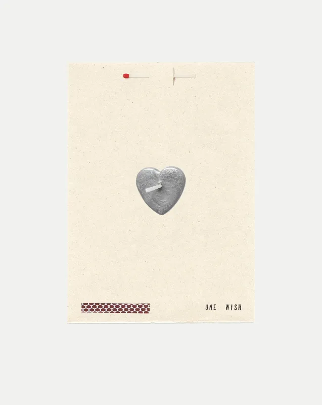 Silver Heart Wish Card sold by Veronica Beard