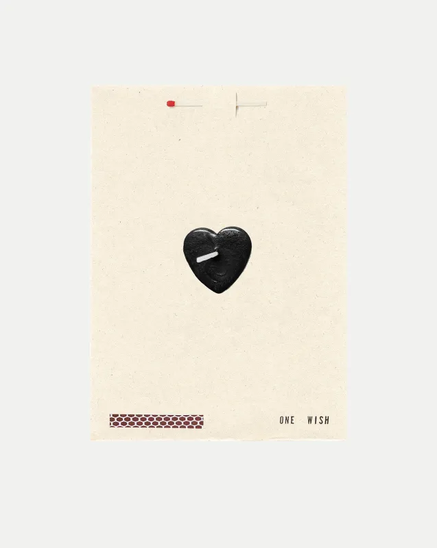 Black Heart Wish Card sold by Veronica Beard