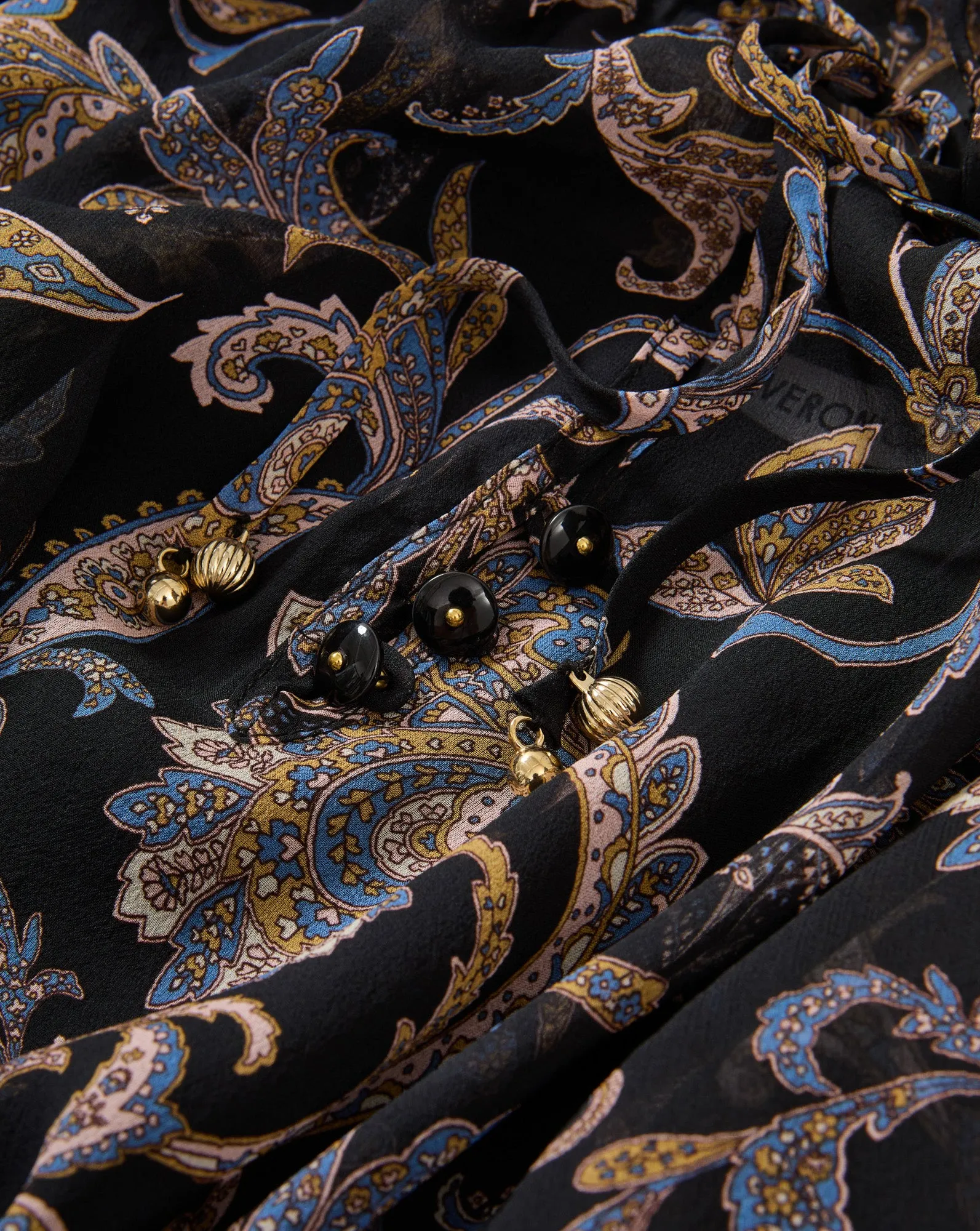 Hickory Paisley Blouse sold by Veronica Beard product image thumbnail 3