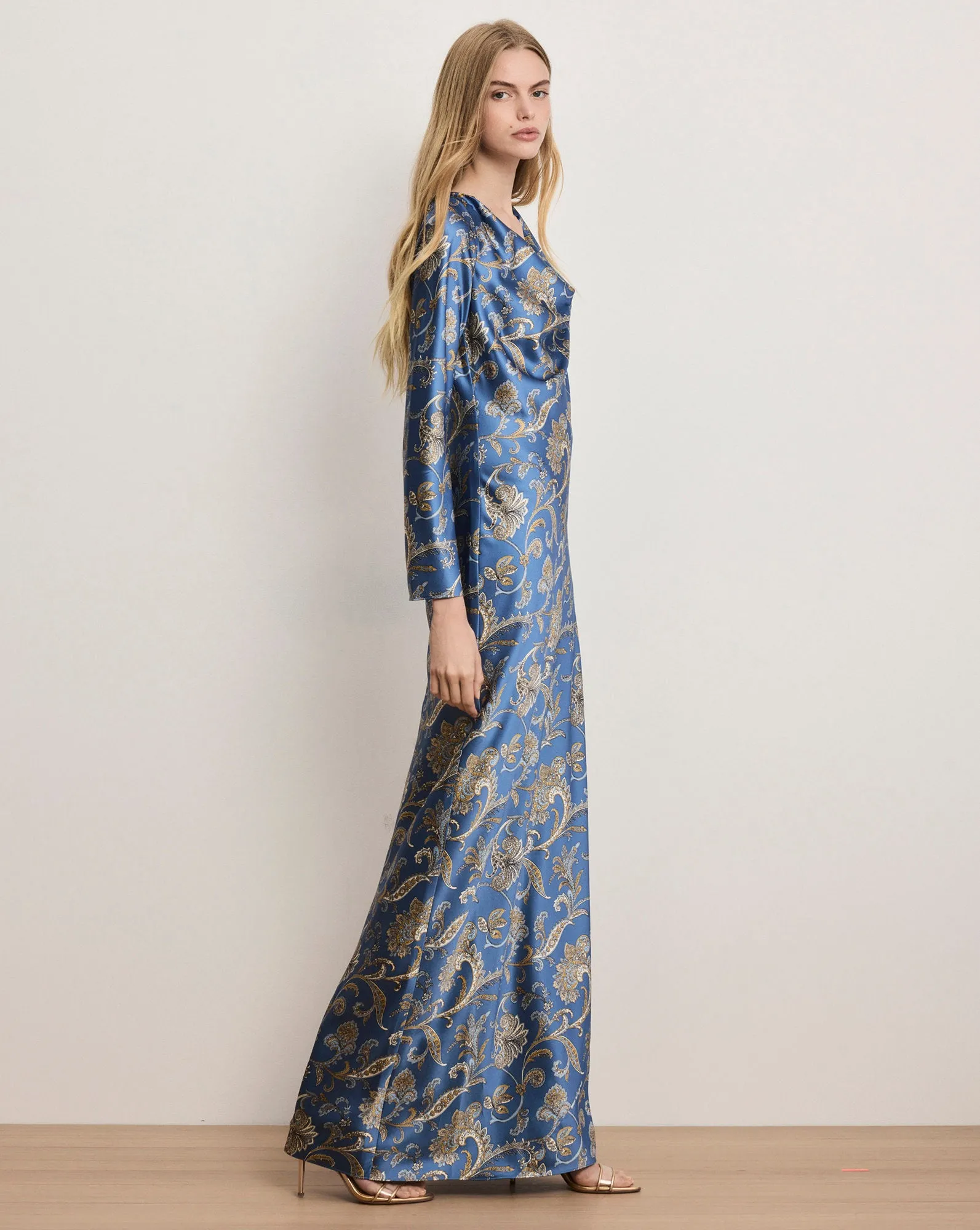 Ember Silk-Blend Maxi Dress sold by Veronica Beard product image thumbnail 2