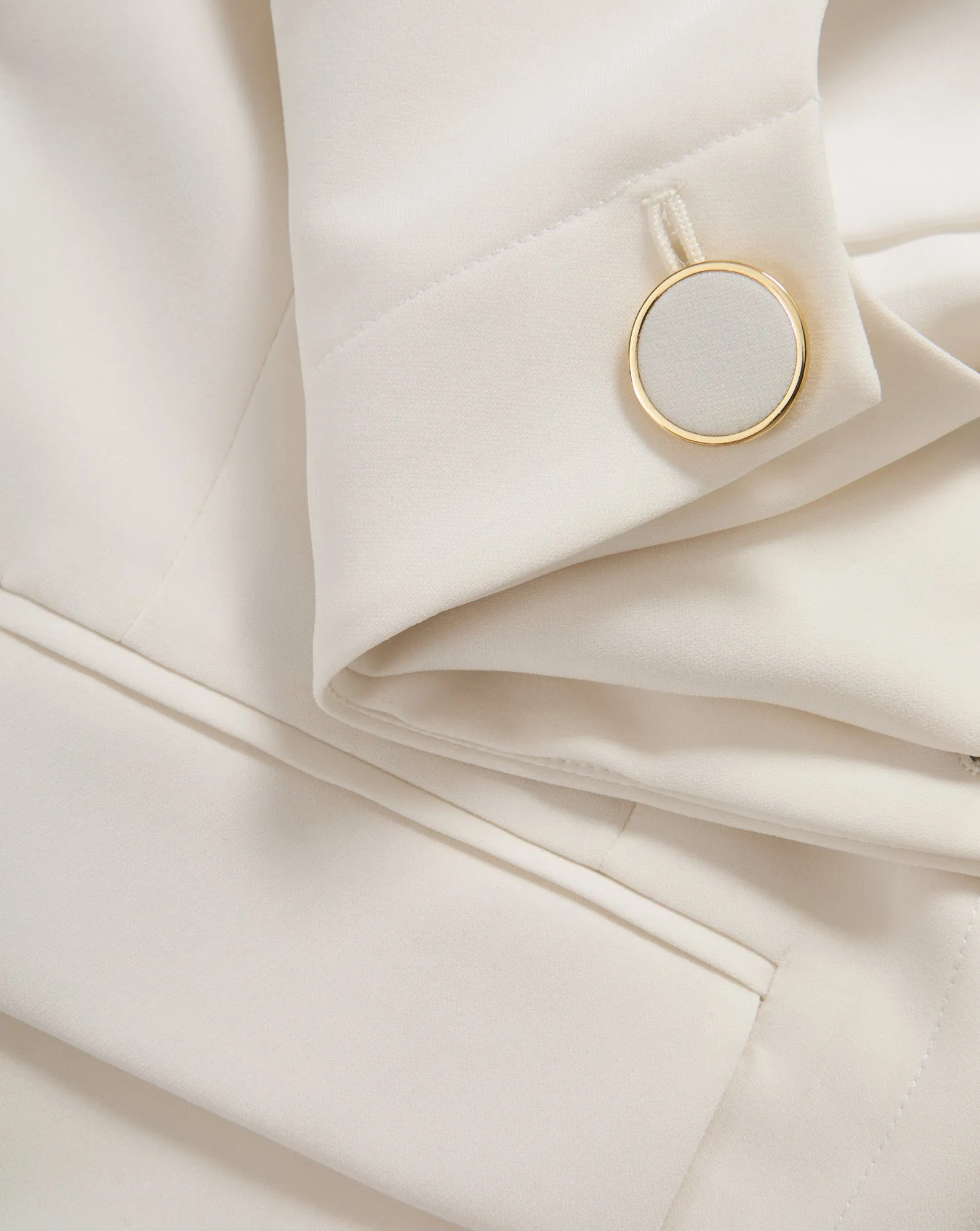 Cliffwood Cropped Vest sold by Veronica Beard product image thumbnail 3