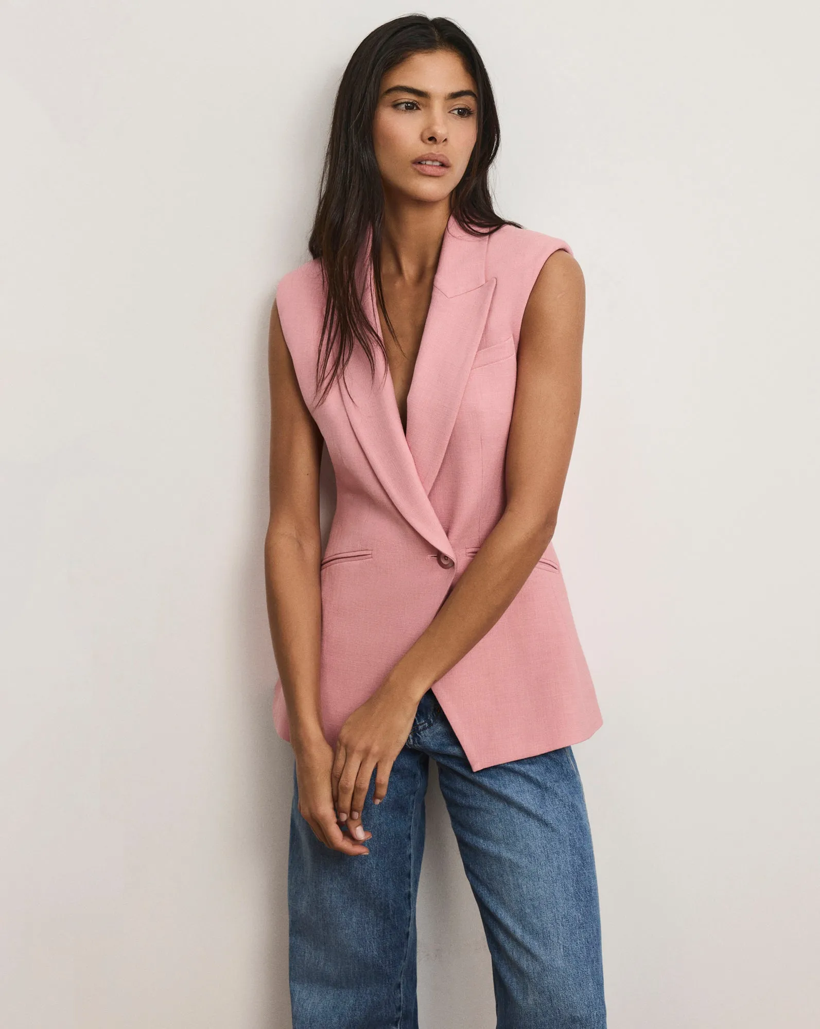 Ciel Tailored Vest sold by Veronica Beard