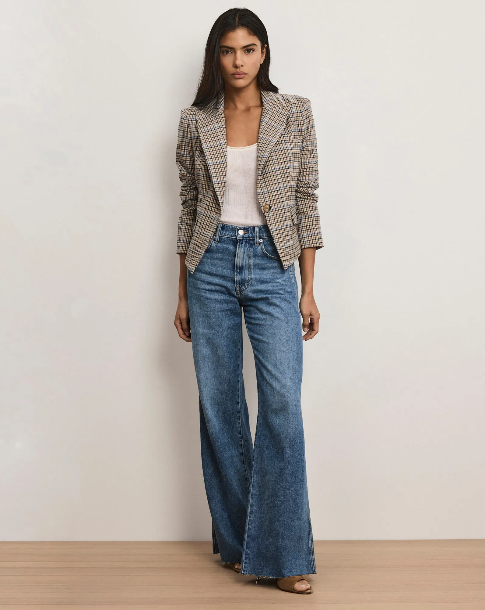 Hosanna Plaid Dickey Jacket sold by Veronica Beard product image thumbnail 2