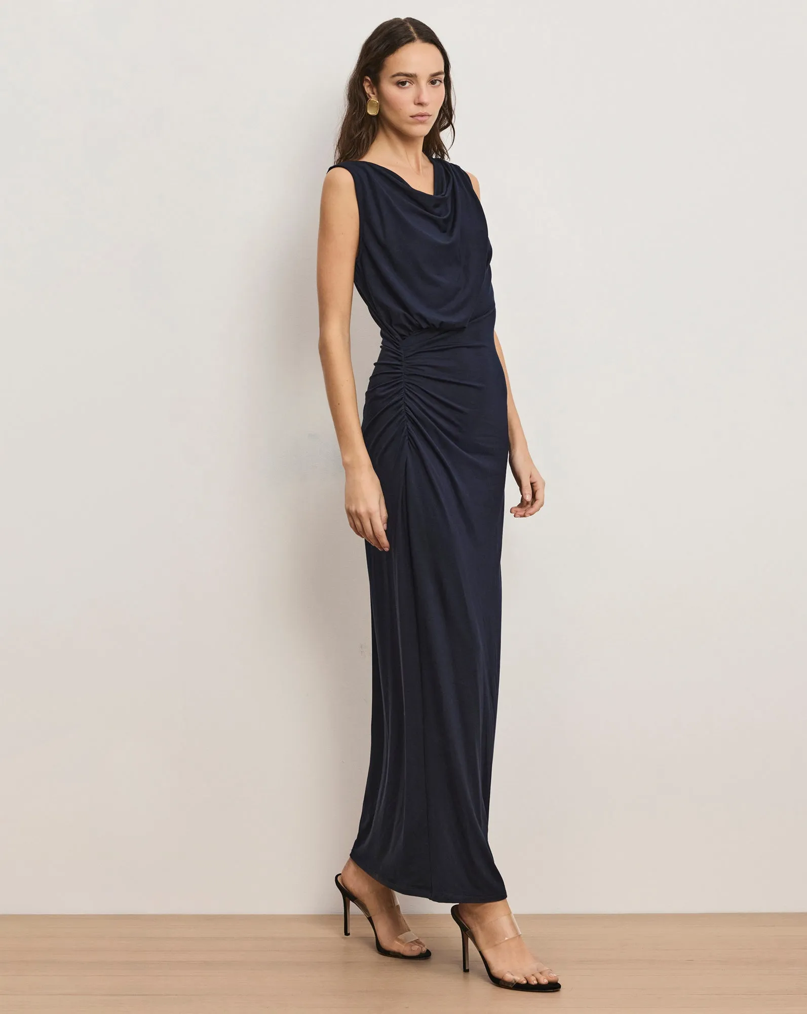 Kerilyn Ruched Maxi Dress sold by Veronica Beard product image thumbnail 2
