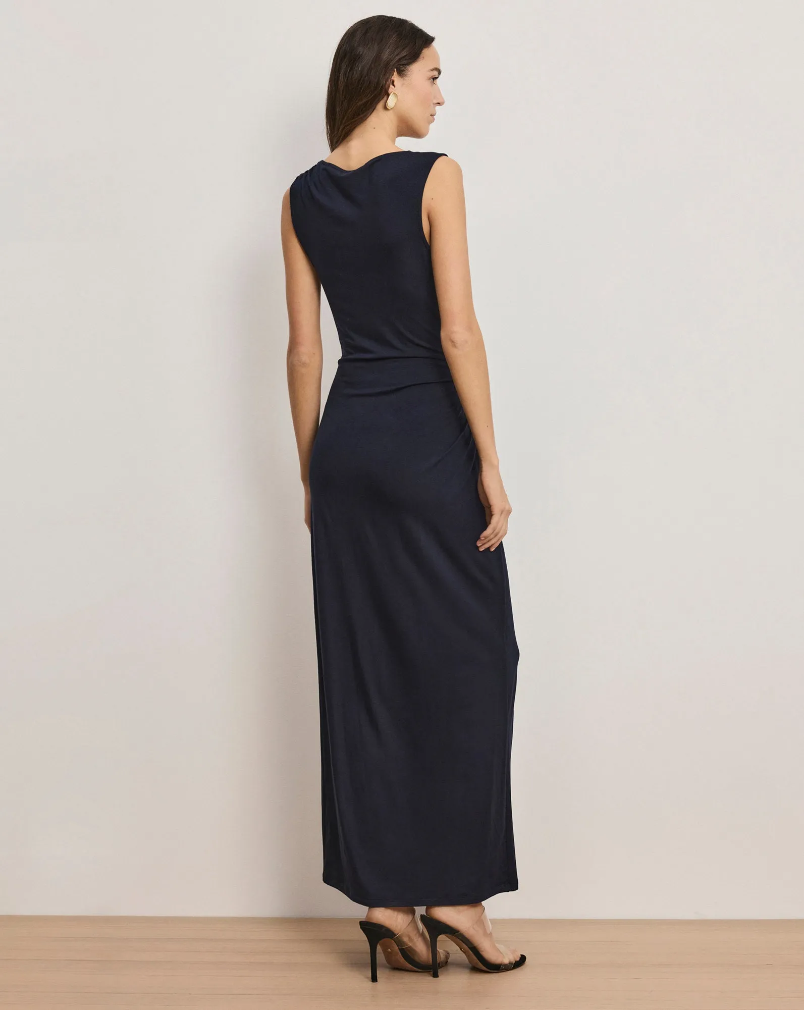 Kerilyn Ruched Maxi Dress sold by Veronica Beard product image thumbnail 4