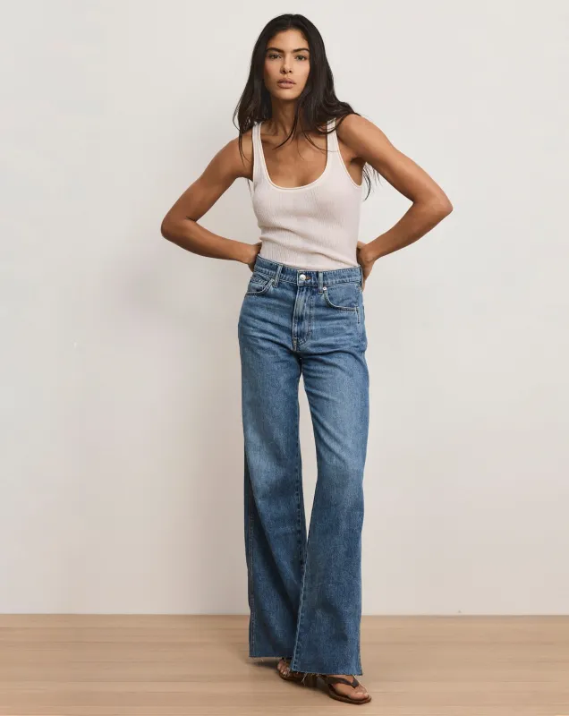 Kasey Wide-Leg Jean sold by Veronica Beard
