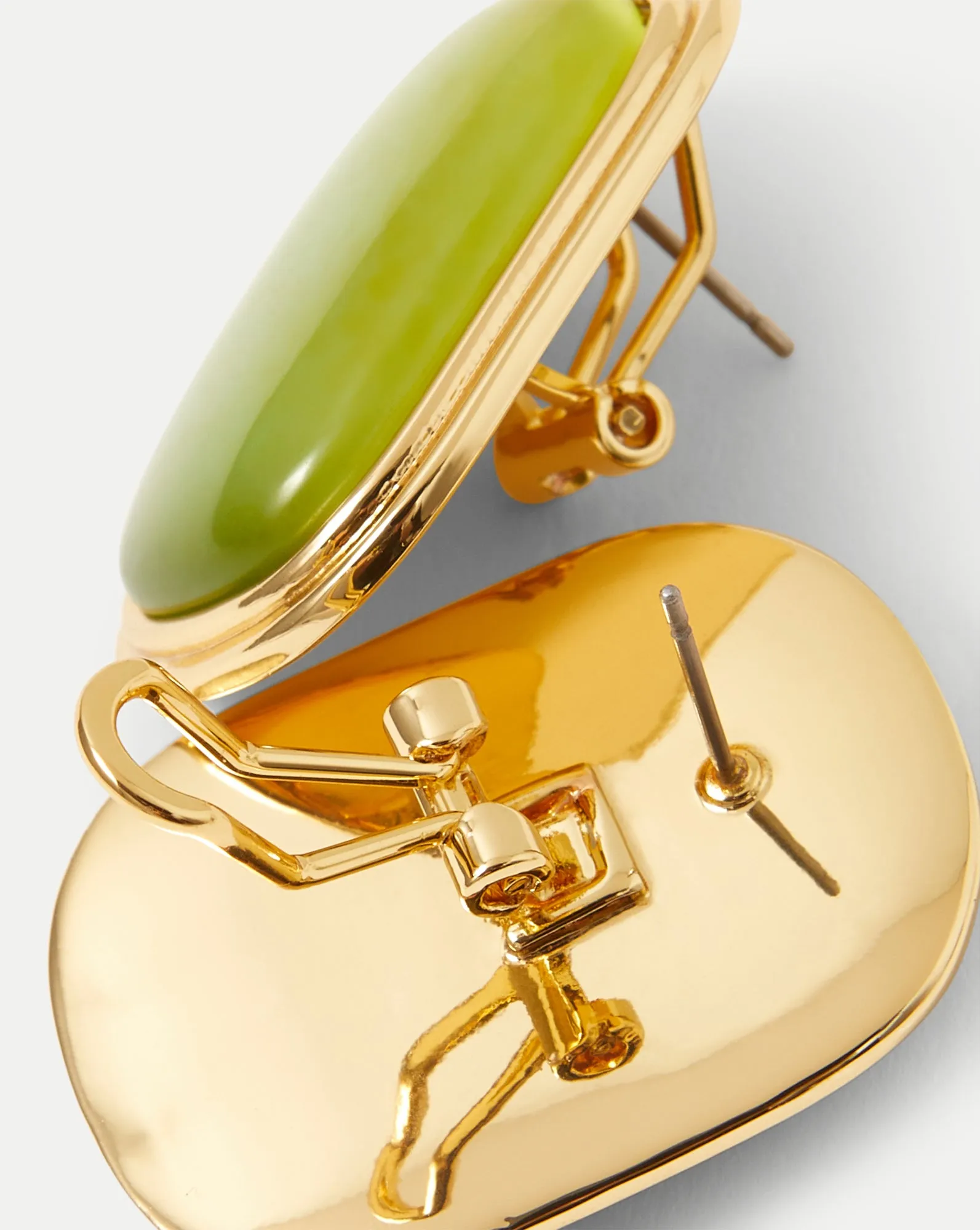 Cat’s Eye Stone Earring sold by Veronica Beard product image thumbnail 3