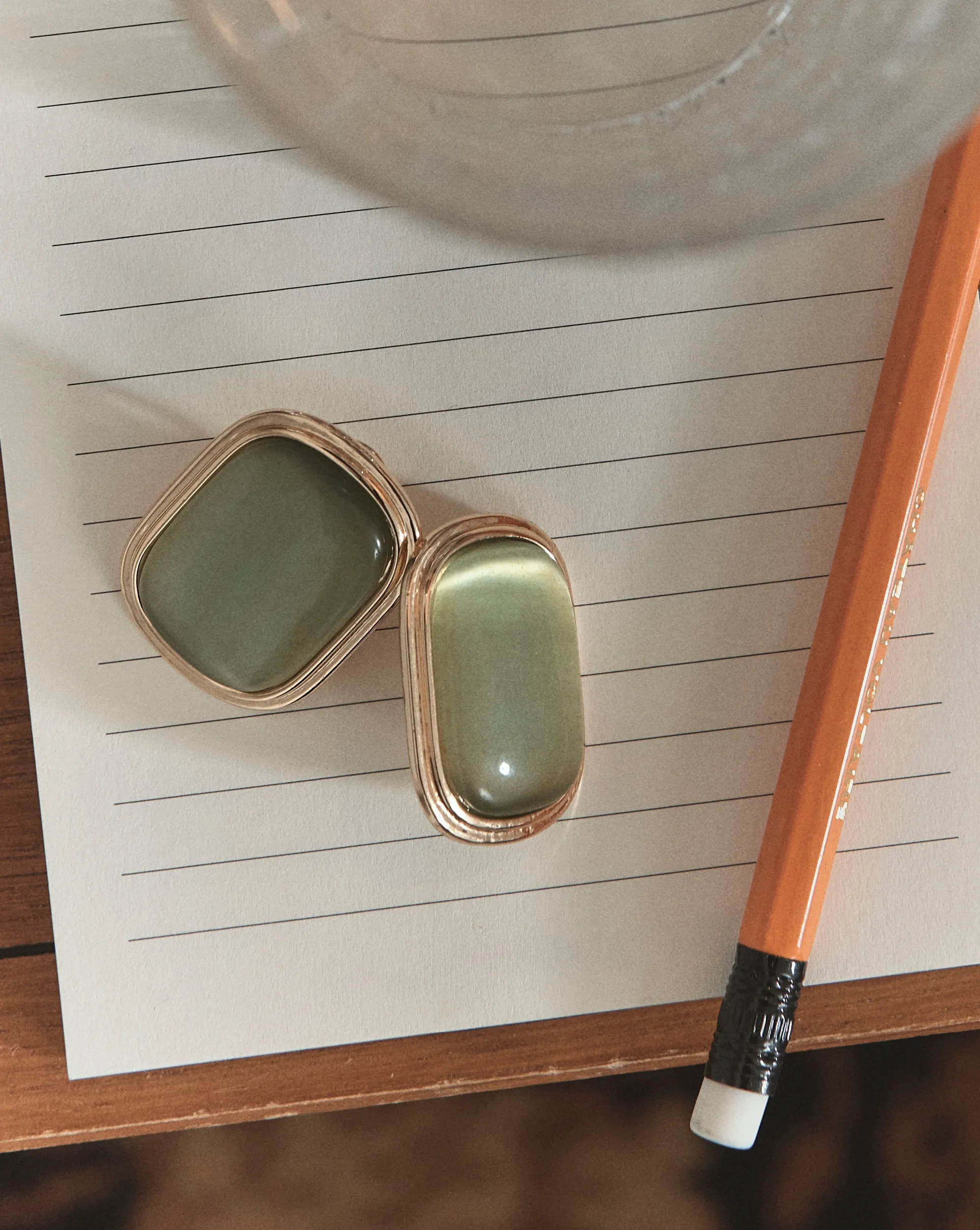 Cat’s Eye Stone Earring sold by Veronica Beard product image thumbnail 4