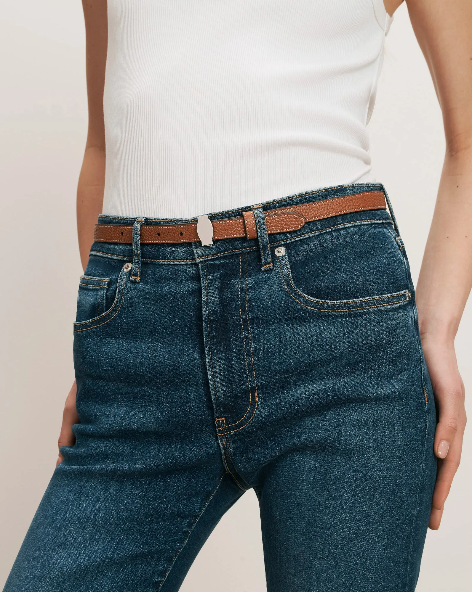 Dash Leather Belt sold by Veronica Beard product image thumbnail 2