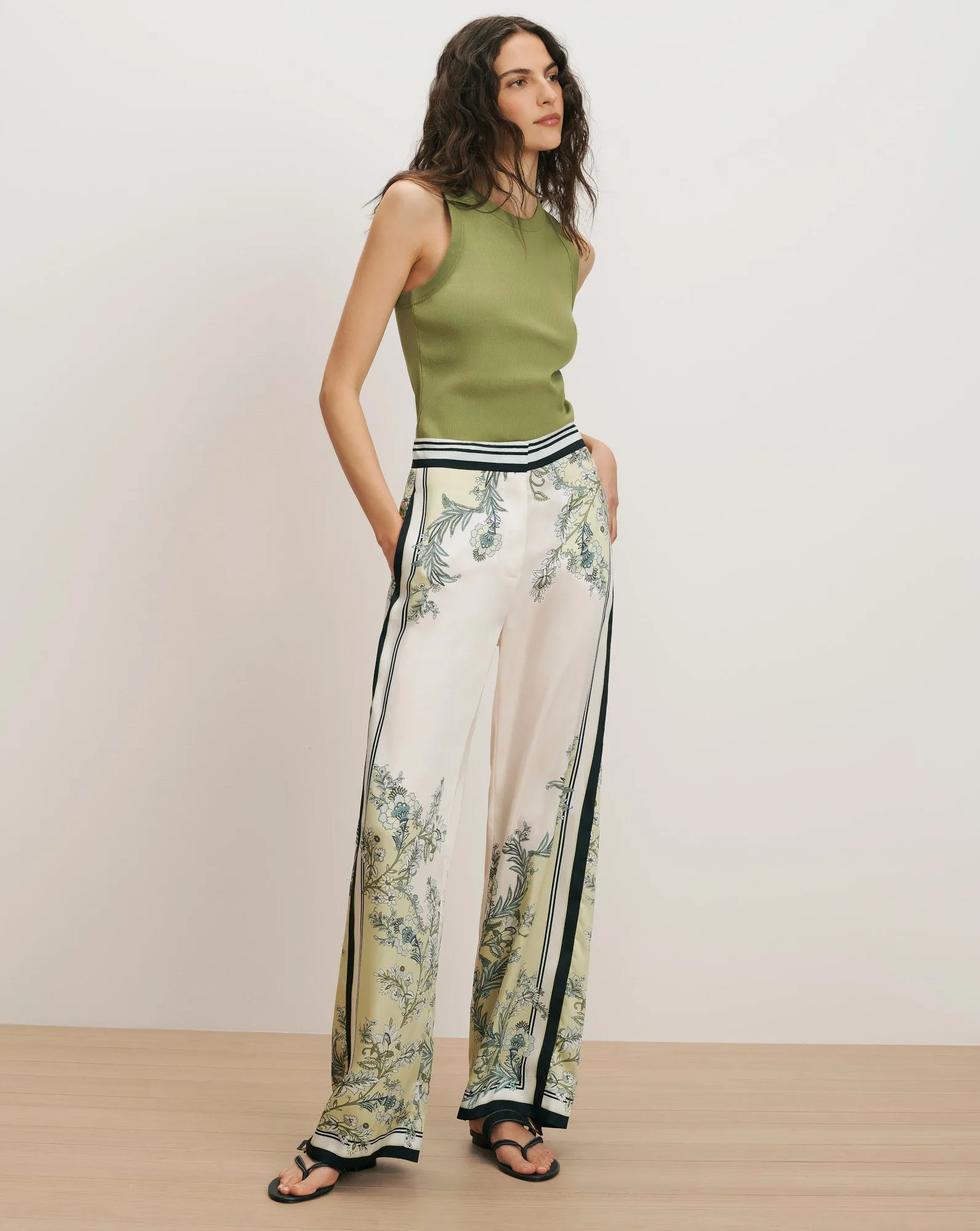 Grigore Wide-Leg Pant sold by Veronica Beard