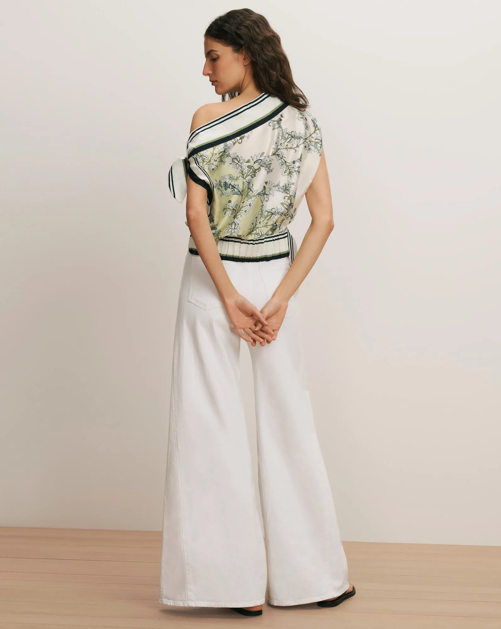 Tari One-Shoulder Blouse sold by Veronica Beard product image thumbnail 4