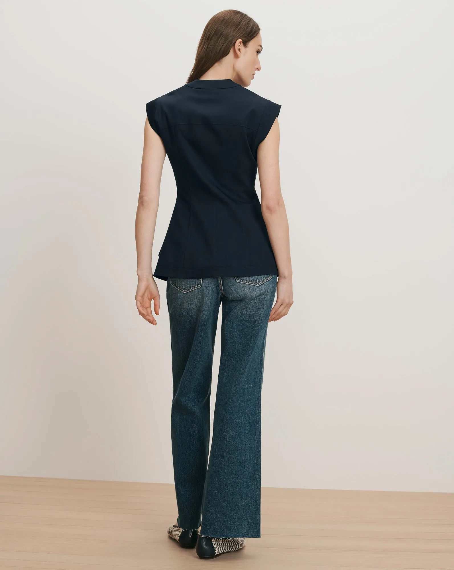 Pendle Tailored Vest sold by Veronica Beard product image thumbnail 4