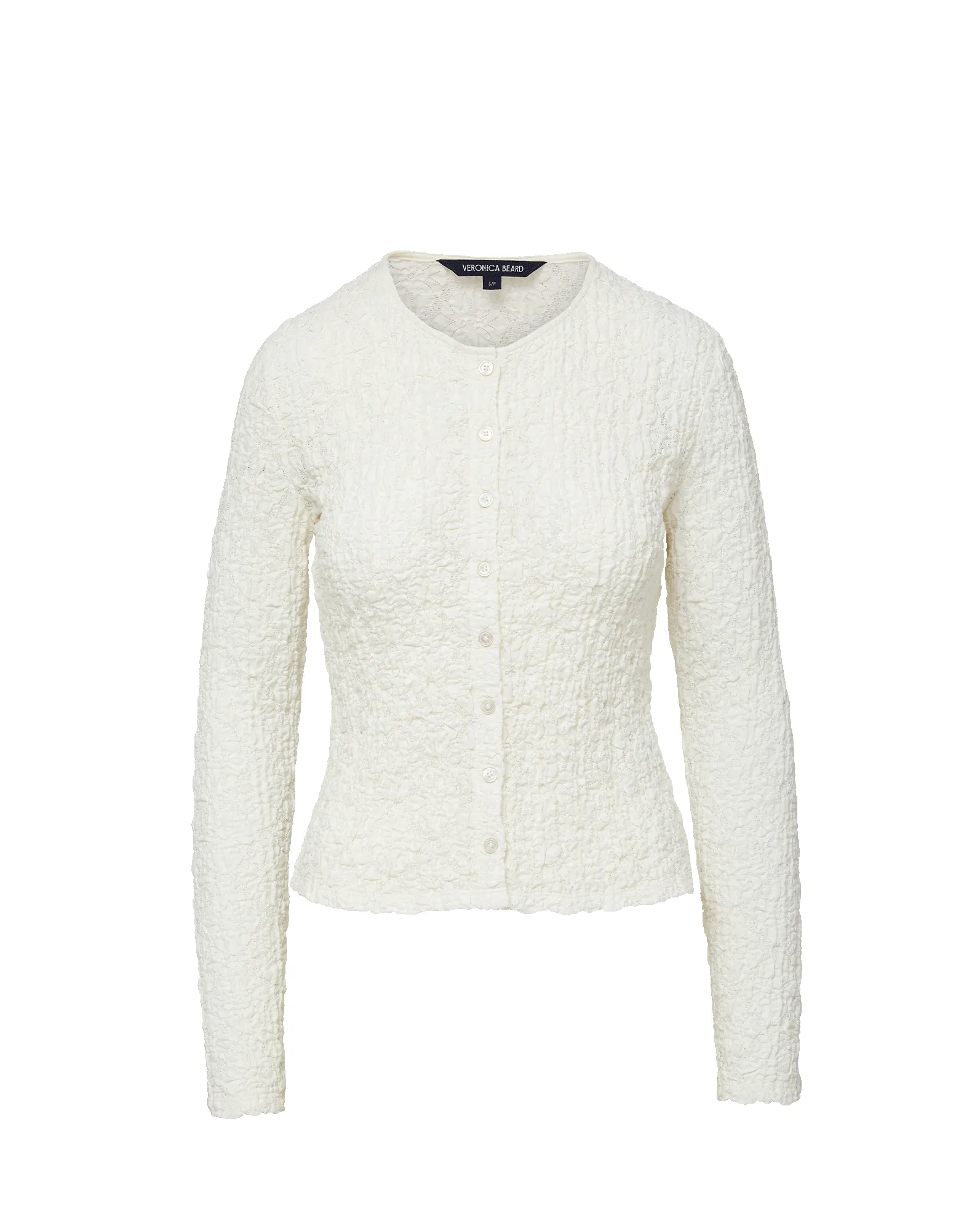 Gillingham Stretch-Lace Cardigan sold by Veronica Beard product image thumbnail 5