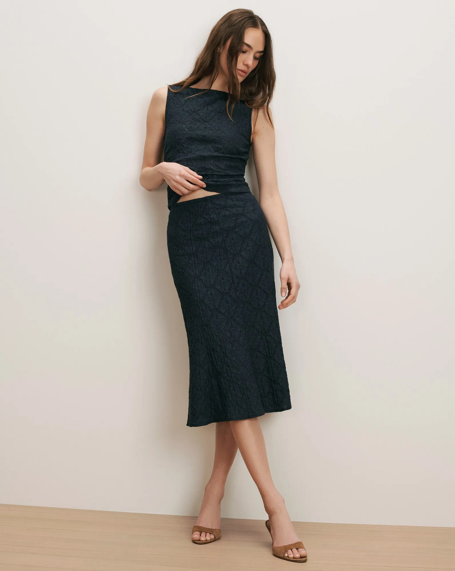 Selah Lace Tank Top sold by Veronica Beard product image thumbnail 5