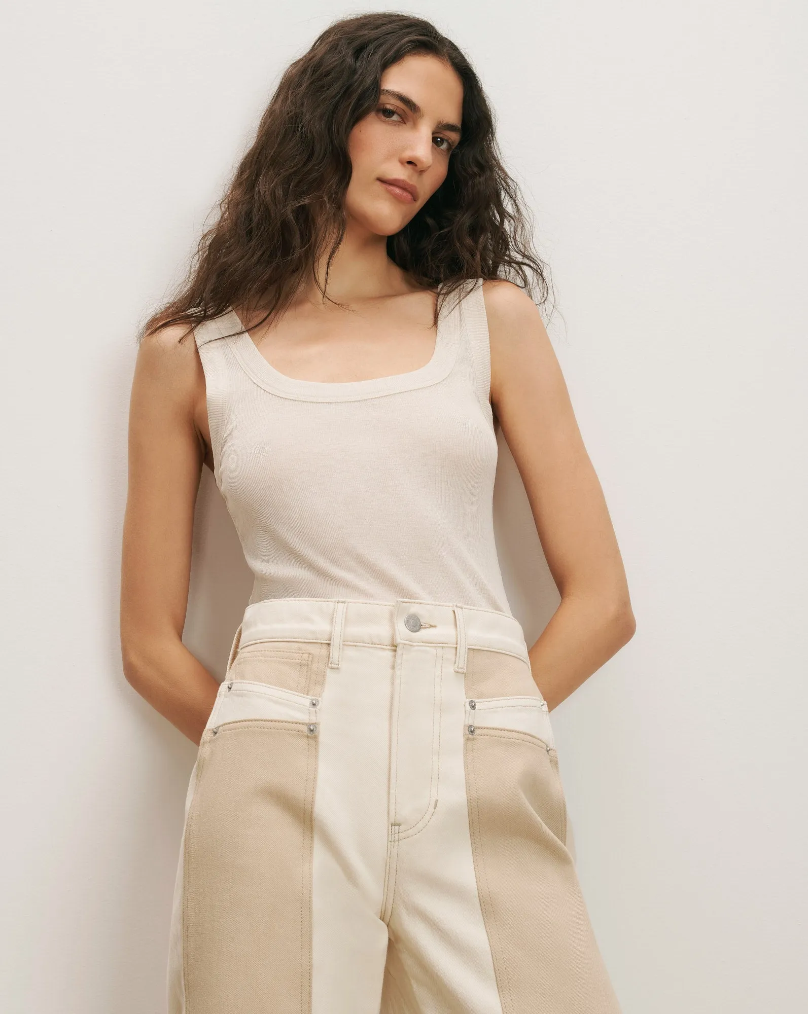 Belvedere Knit Tank Top sold by Veronica Beard
