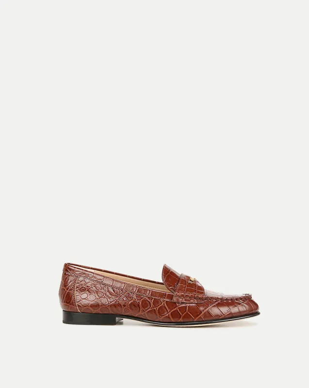 Penny Leather Loafer sold by Veronica Beard