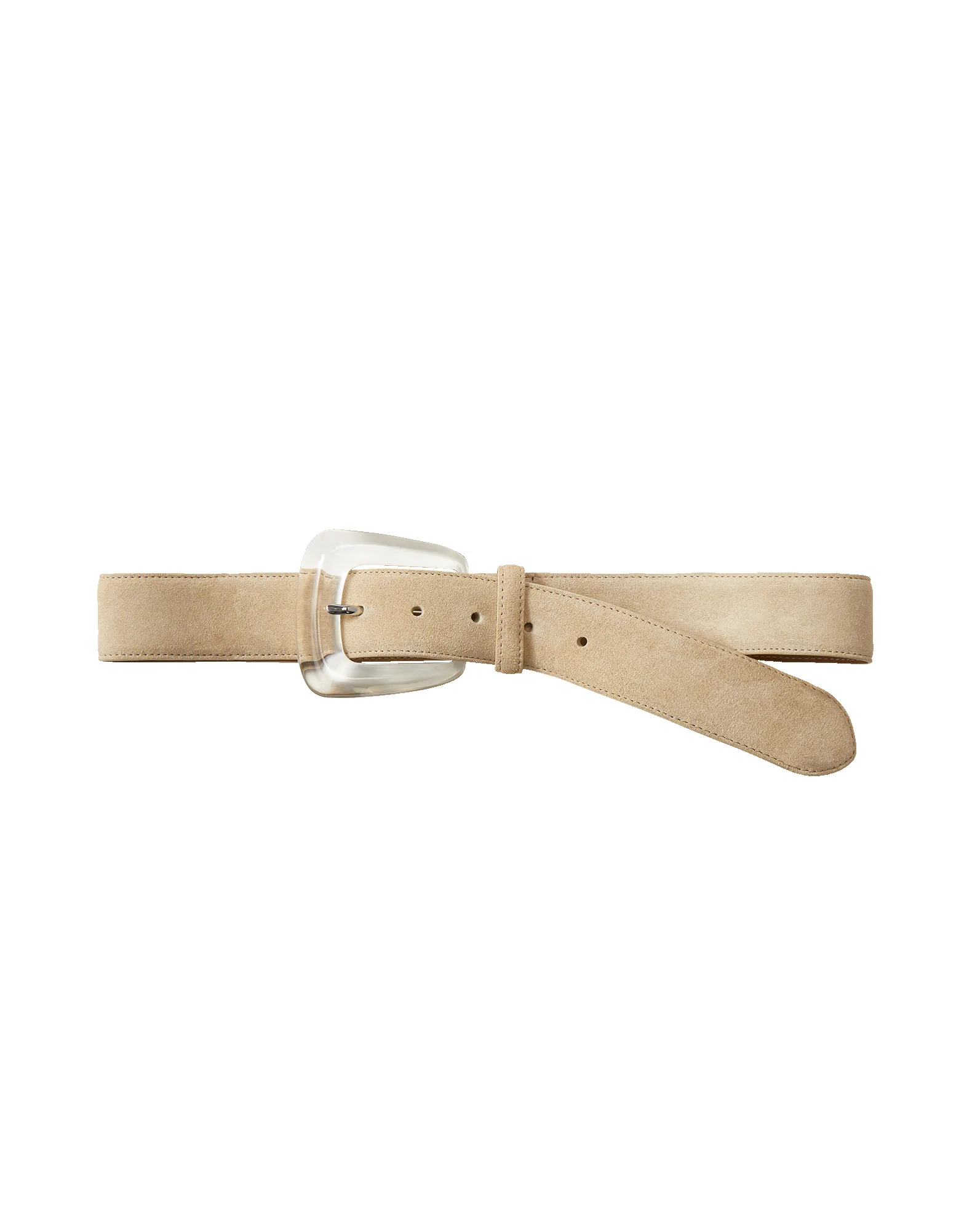 Arch Resin-Buckle Suede Belt sold by Veronica Beard product image thumbnail 4