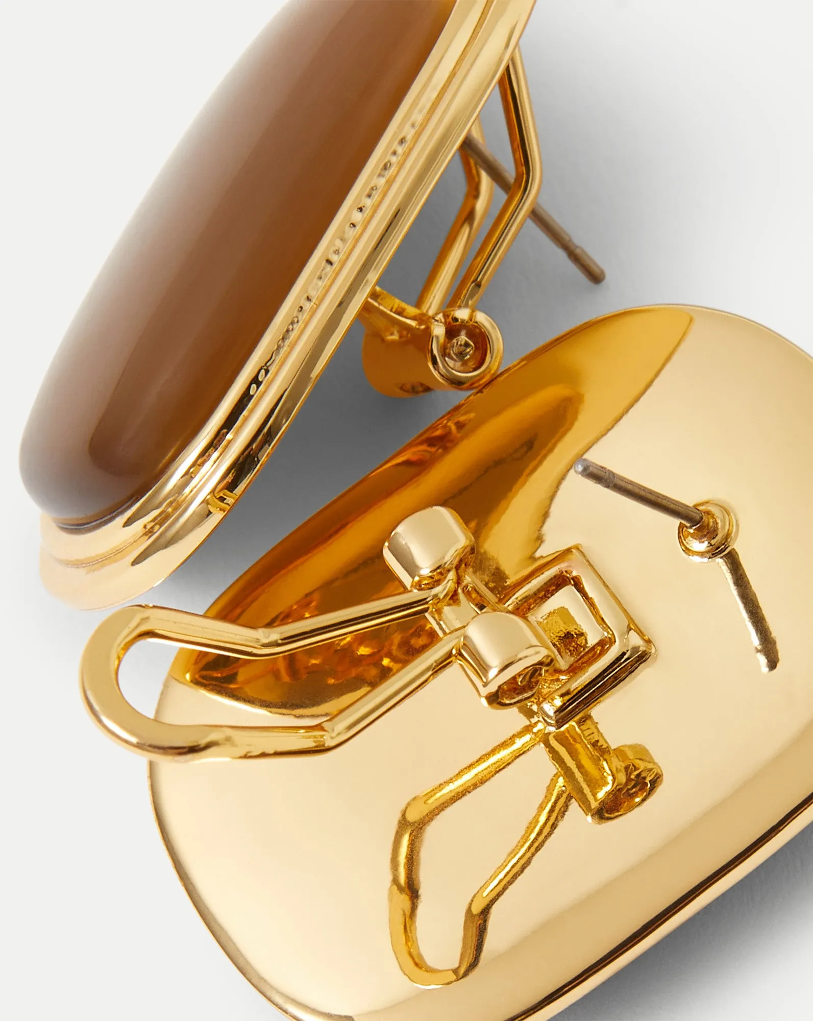 Cat’s Eye Stone Earring sold by Veronica Beard product image thumbnail 3