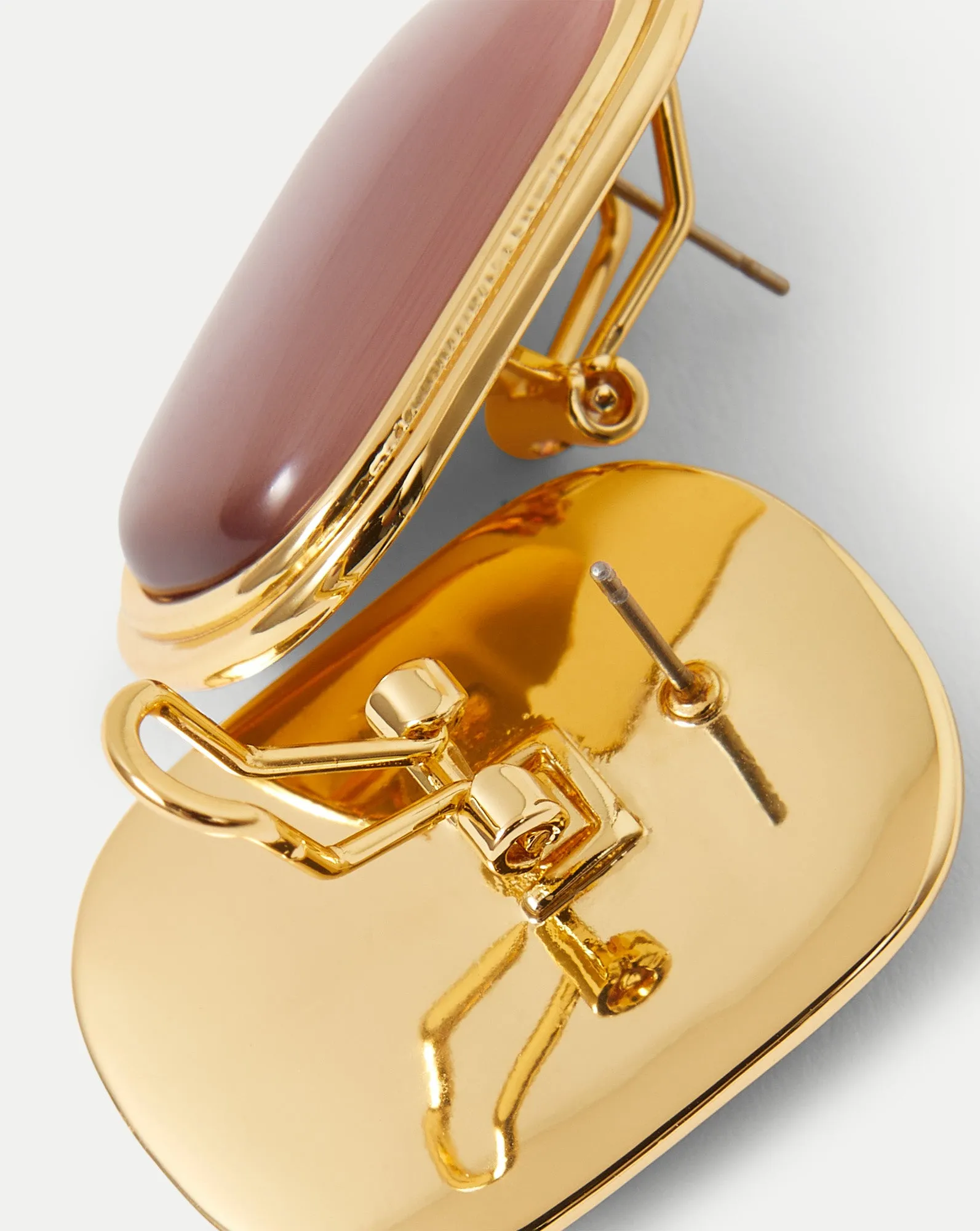 Cat’s Eye Stone Earring sold by Veronica Beard product image thumbnail 3