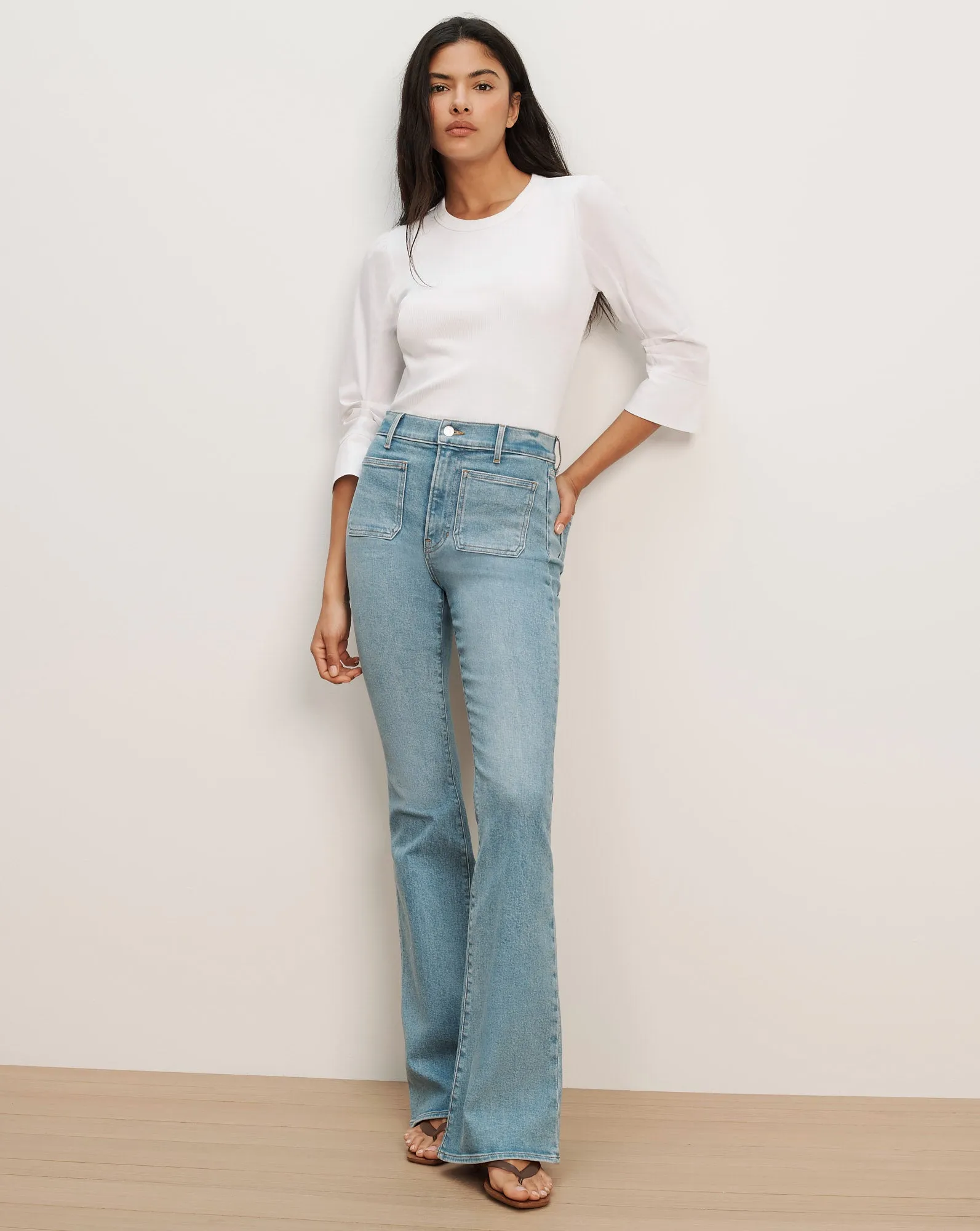 Junia Mixed-Media T-Shirt sold by Veronica Beard product image thumbnail 2