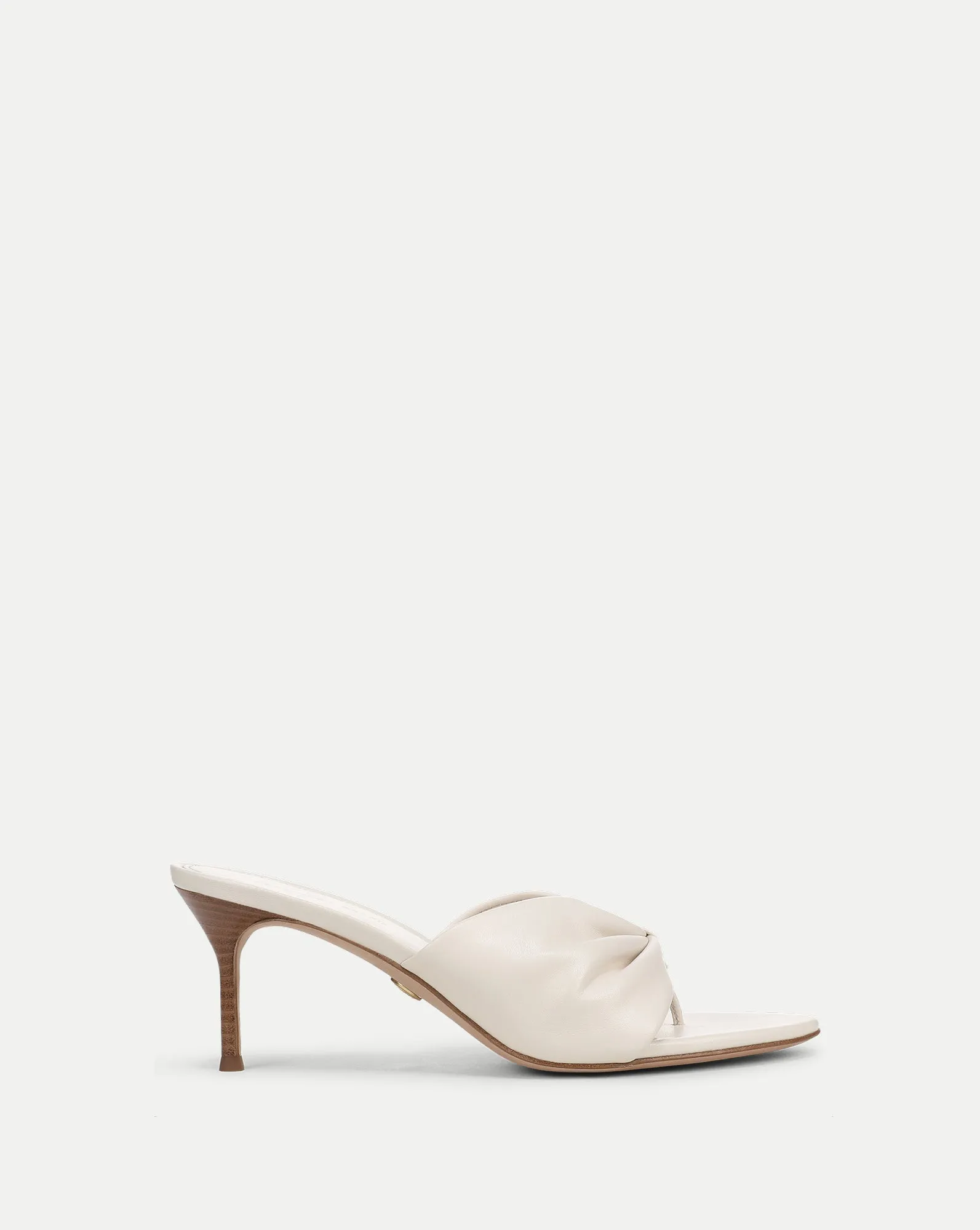 Tullia Leather Mid-Heel Sandal sold by Veronica Beard