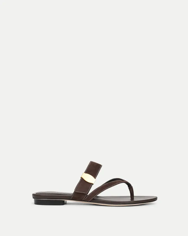 Salva Dash Flat Sandal sold by Veronica Beard
