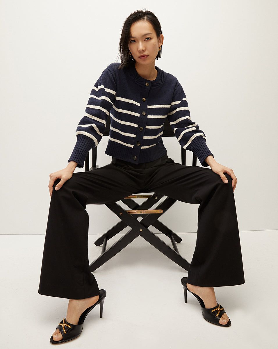 Kylin Striped Cardigan sold by Veronica Beard product image thumbnail 2