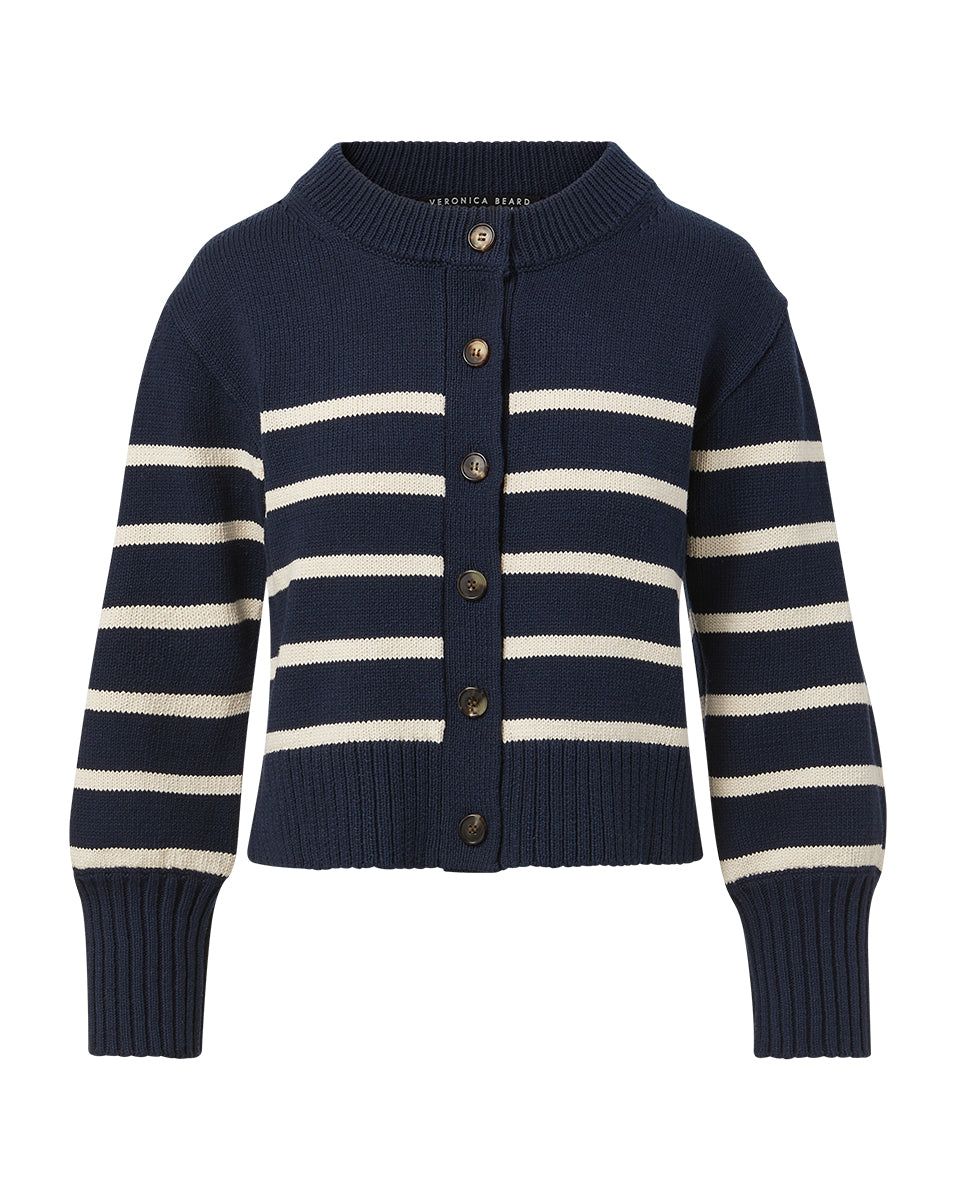 Kylin Striped Cardigan sold by Veronica Beard product image thumbnail 5