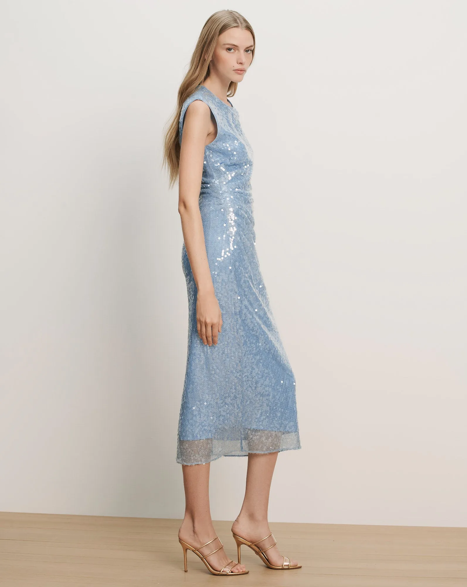 Kimberly Sequin Midi Dress sold by Veronica Beard product image thumbnail 2