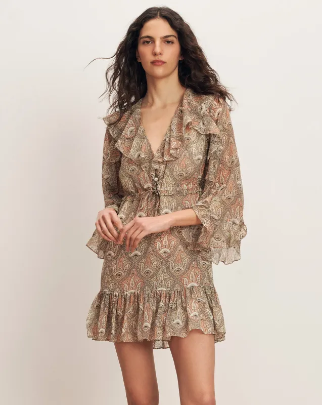 Bram Silk Mini Dress made by Veronica Beard