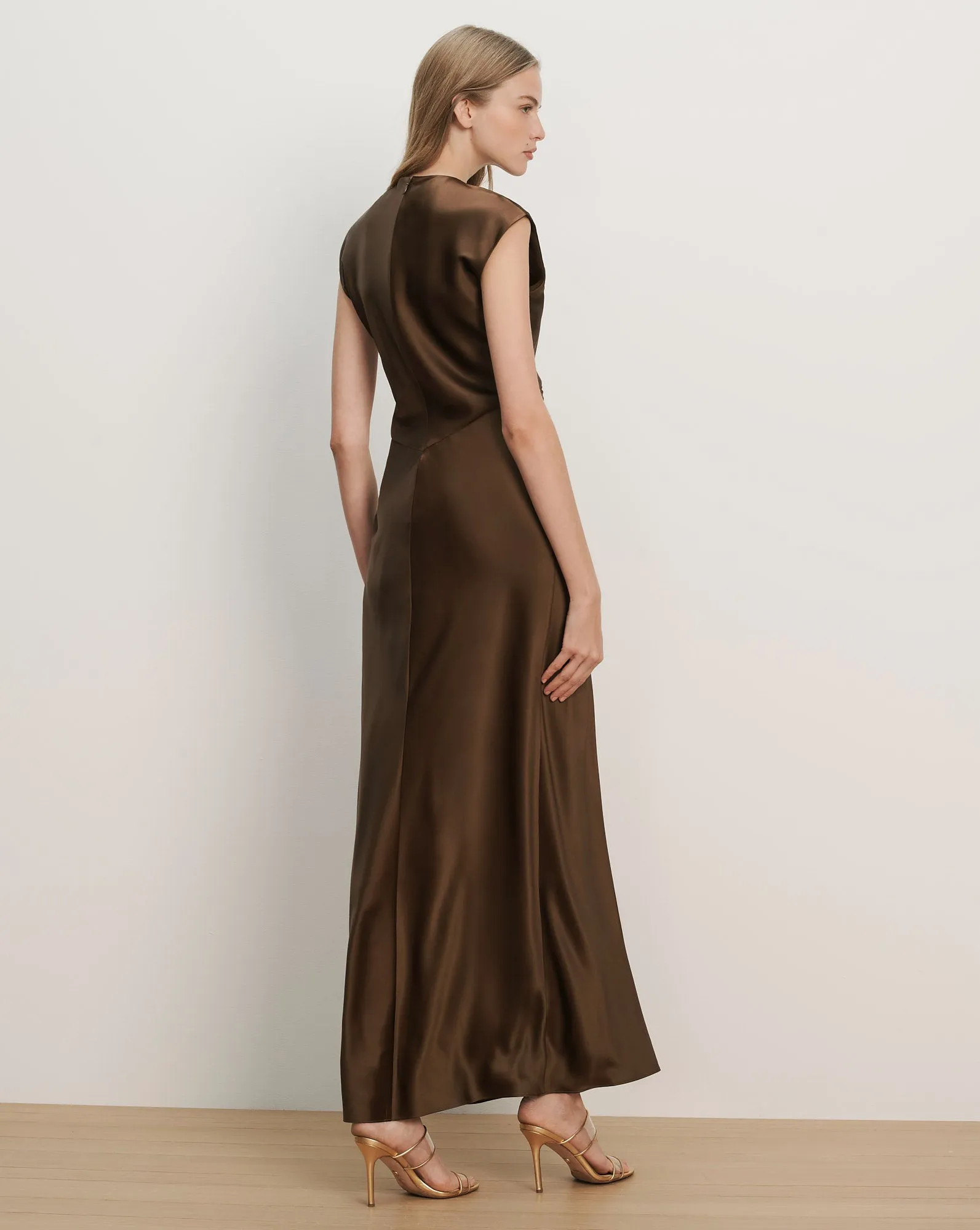 Nelzy Silk Maxi Dress sold by Veronica Beard product image thumbnail 3