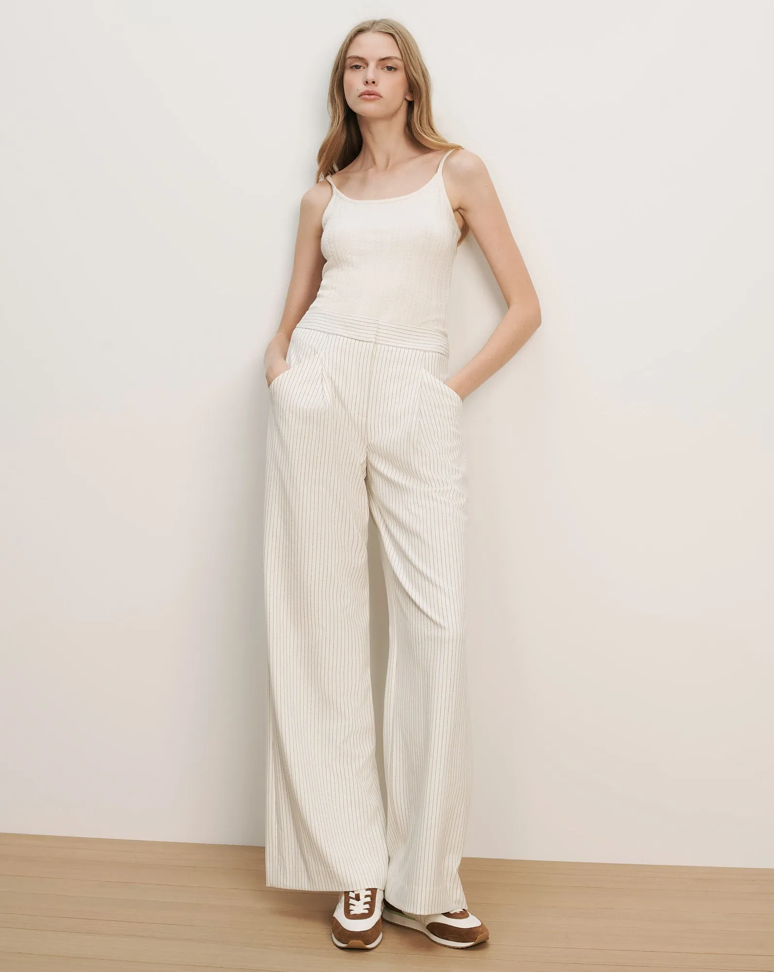 Rimini Wide-Leg Pant sold by Veronica Beard