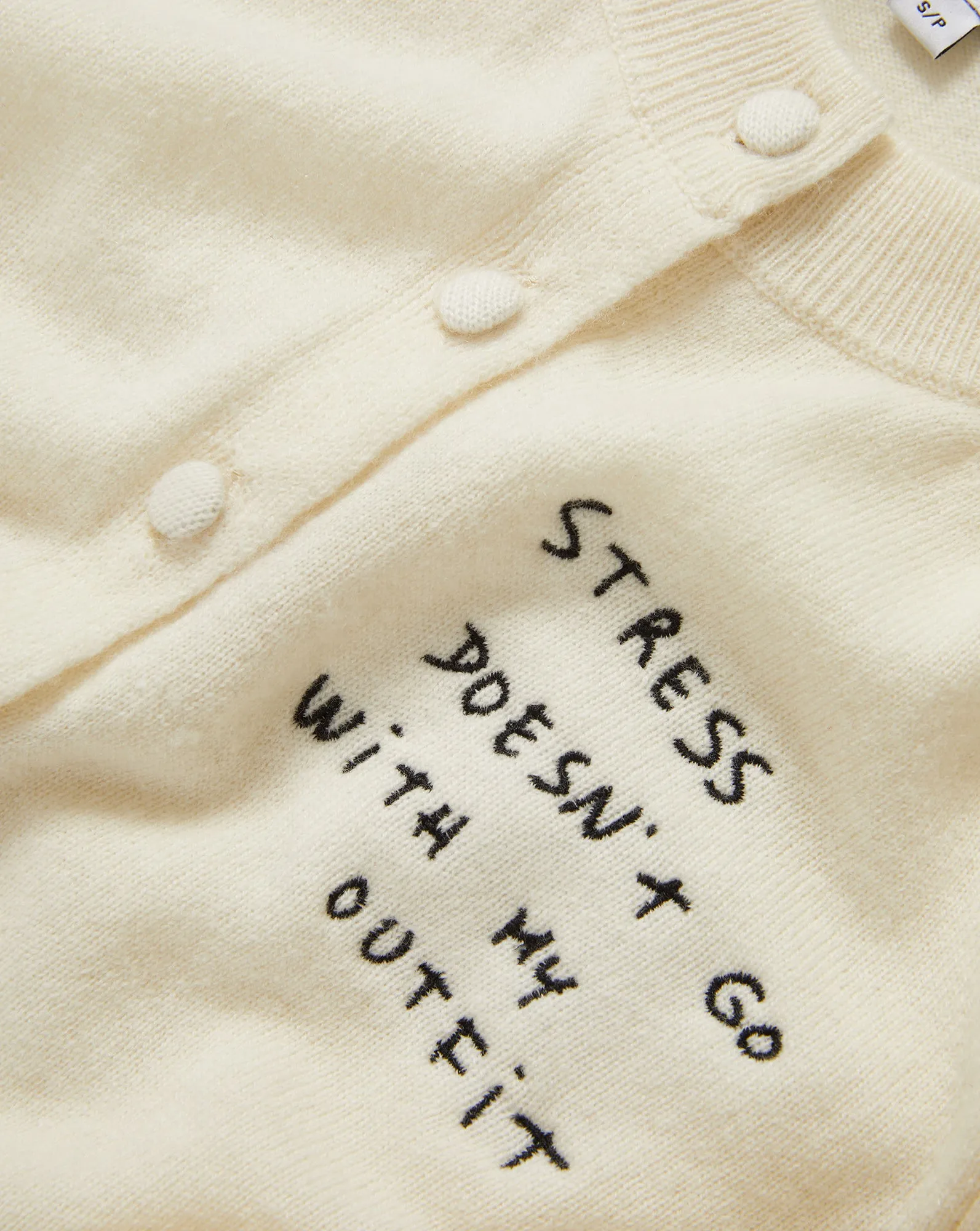 Daro Embroidered Cashmere Cardigan sold by Veronica Beard product image thumbnail 3