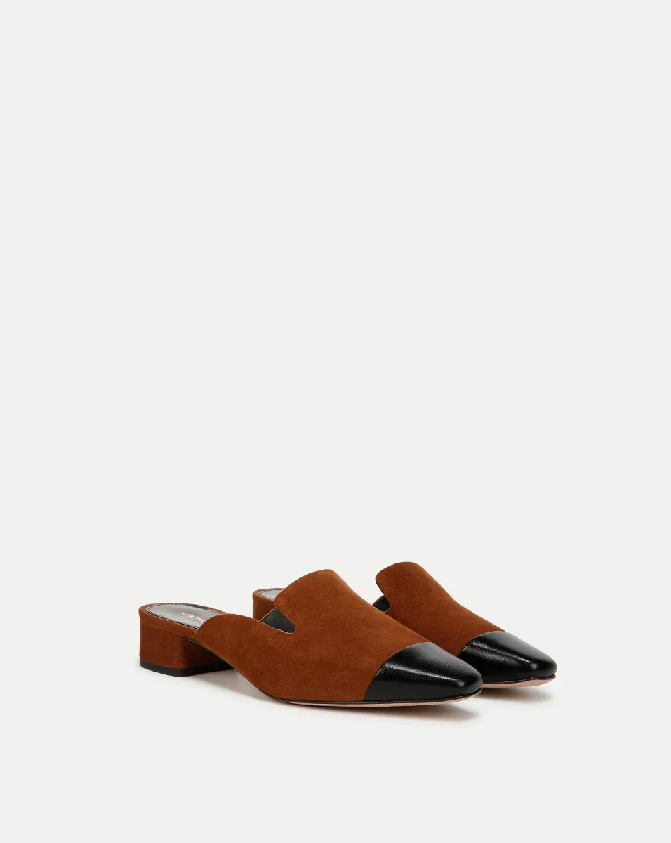 Cecile Suede Cap-Toe Mule sold by Veronica Beard product image thumbnail 2