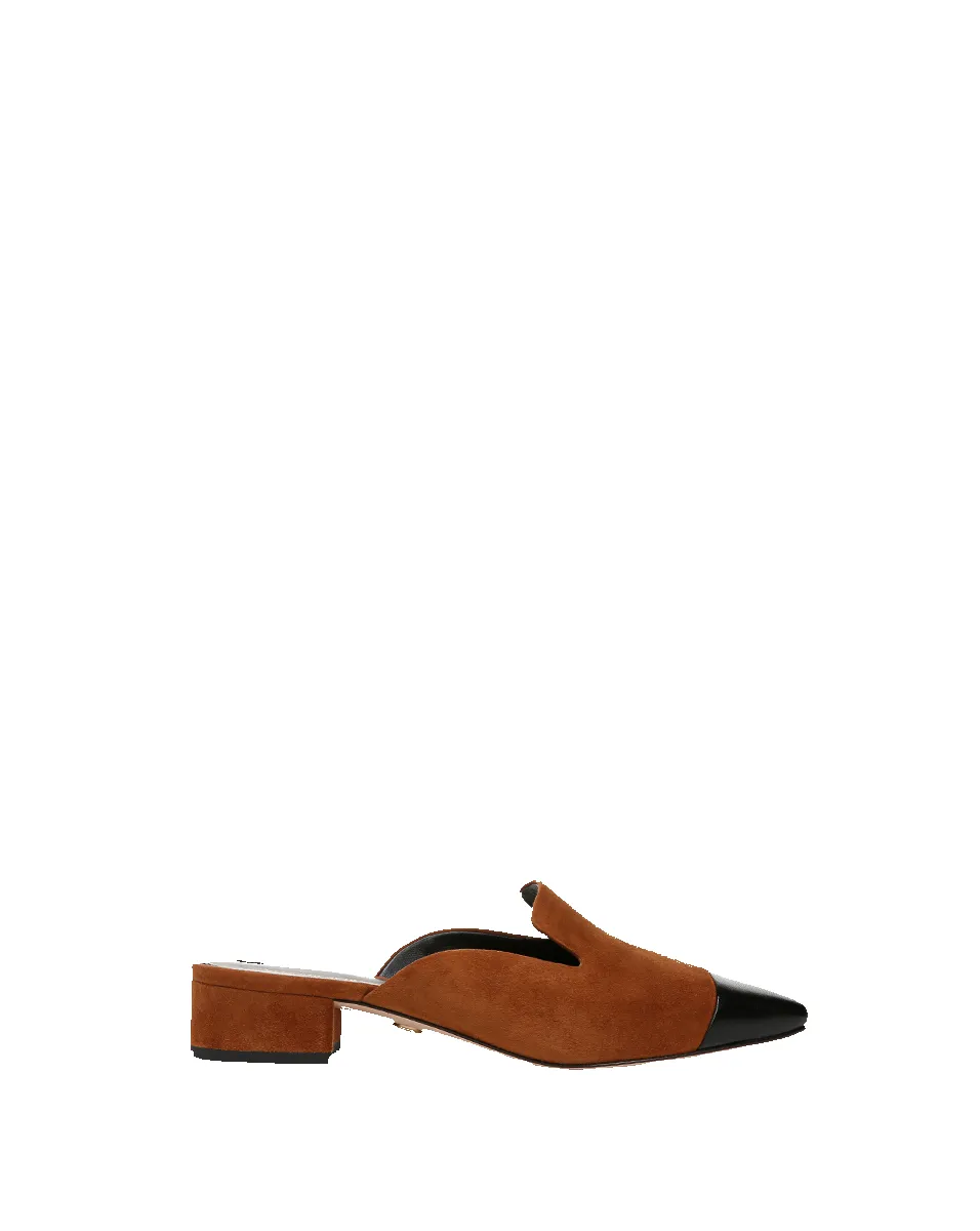 Cecile Suede Cap-Toe Mule sold by Veronica Beard product image thumbnail 5